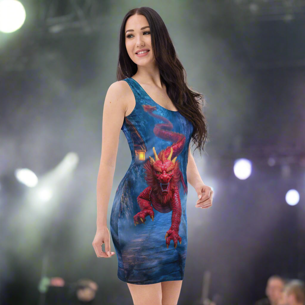 Morning After Red Dragon 3 - Bodycon Dress