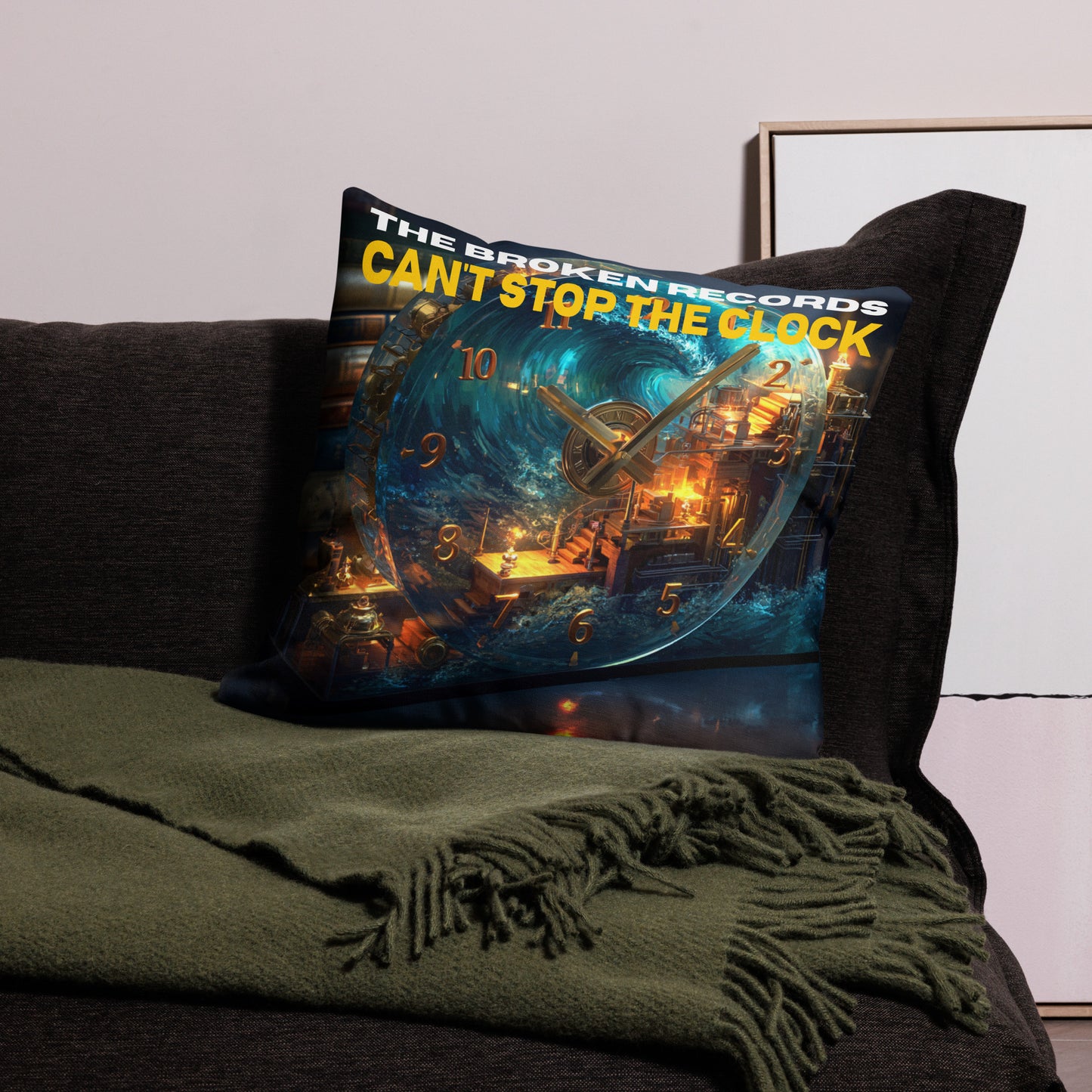 Can't Stop the Clock 1 - Premium Pillow