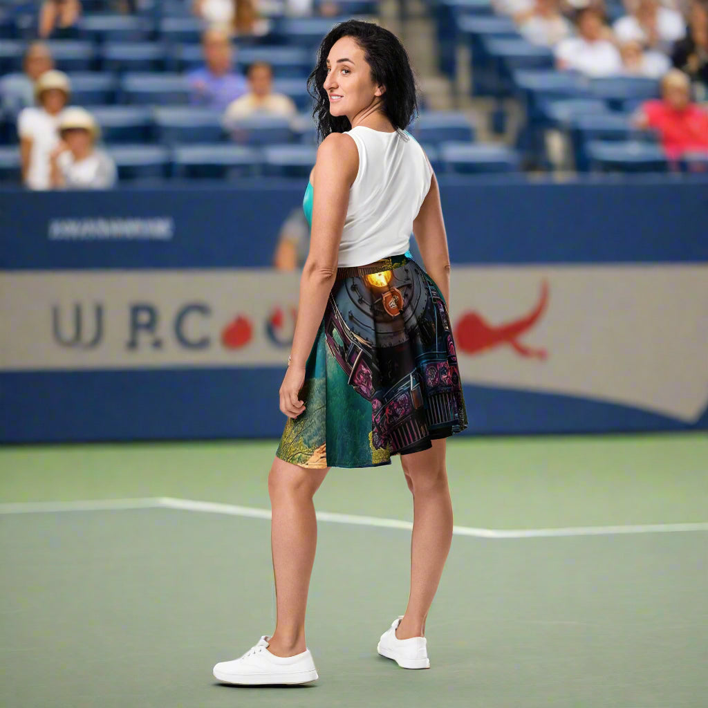 Locomotive Skater Skirt Back