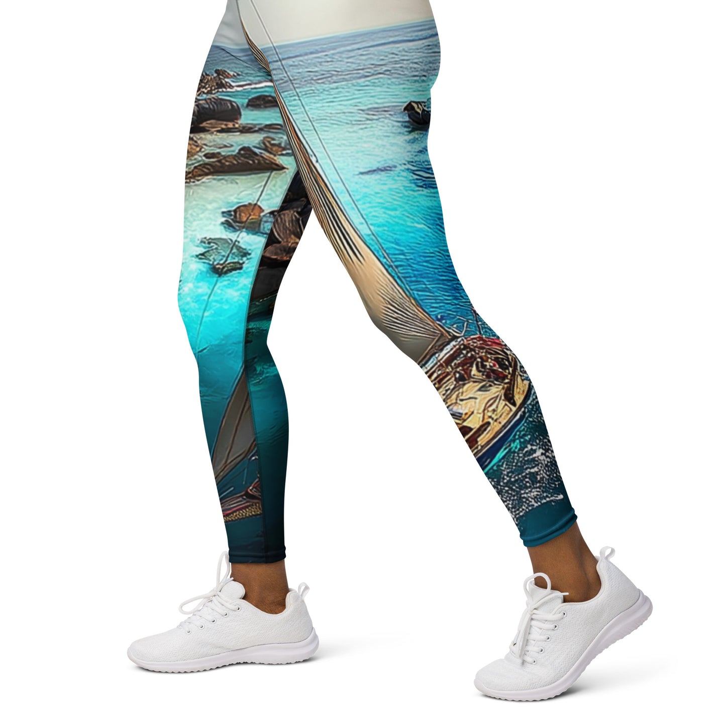 Set the Sail - Rock Band Yoga Leggings