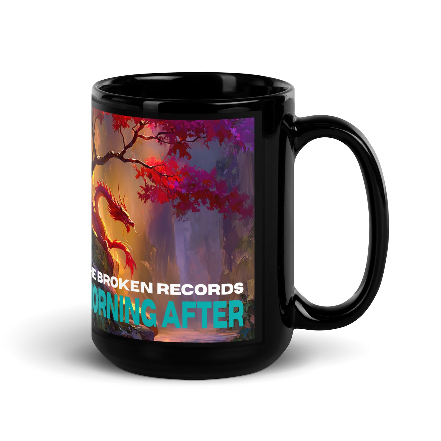 Morning After Red Dragon 1 - Black Glossy Mug