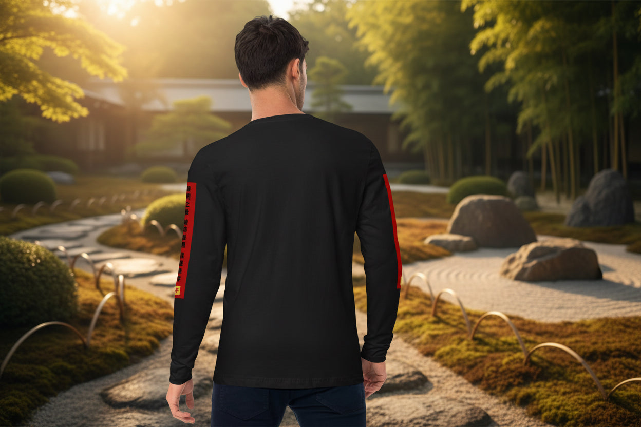 Morning After Red Dragon Chinese Remix Limited Edition Long Sleeve Shirt - Back