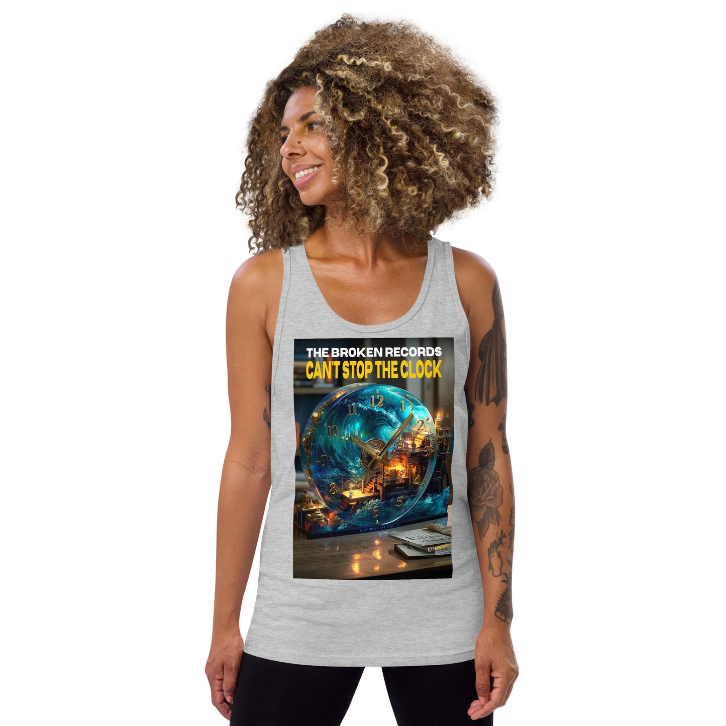 Can't Stop the Clock 1 - Tank Top Athlete Heather