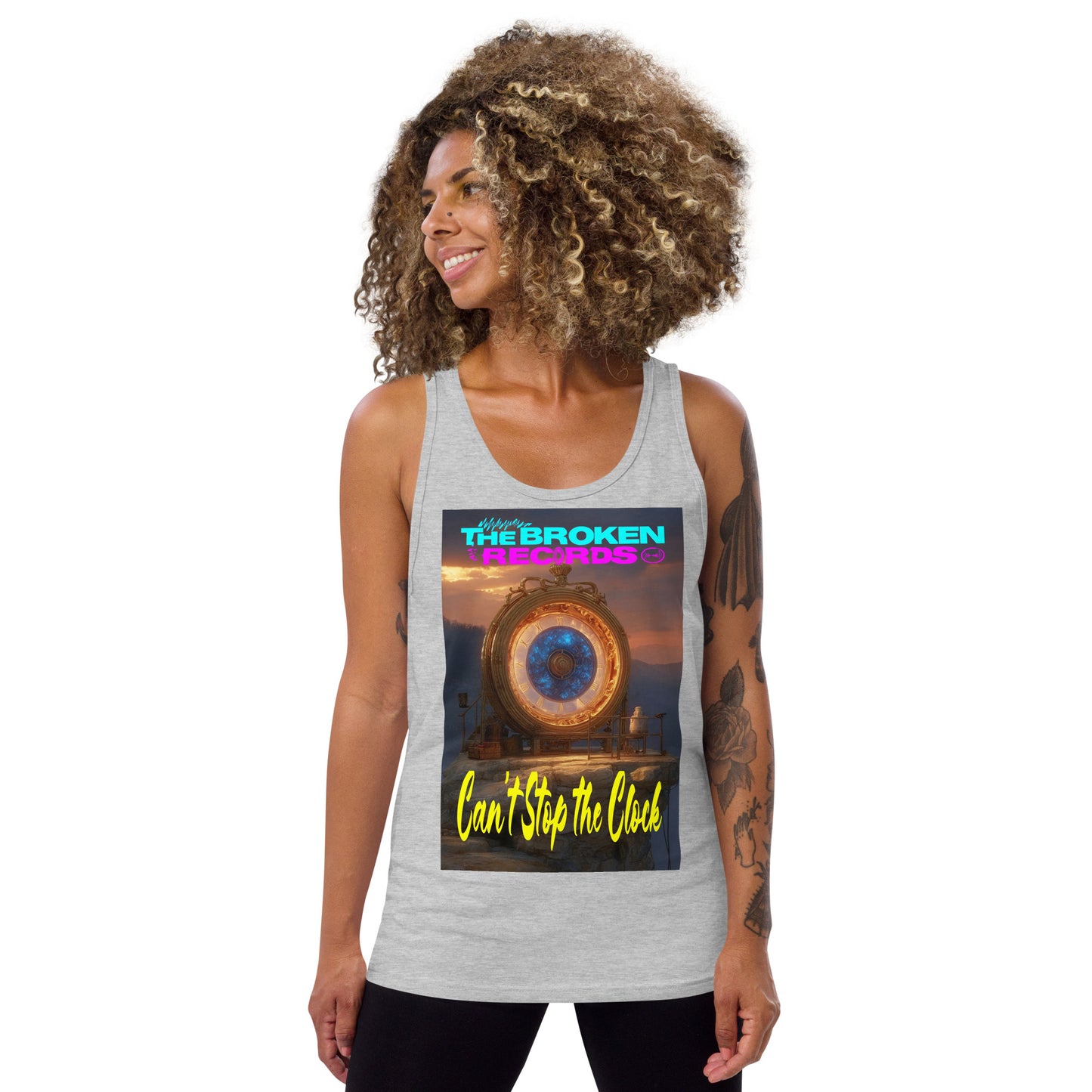 Can't Stop the Clock 2 - Tank Top Athlete Heather
