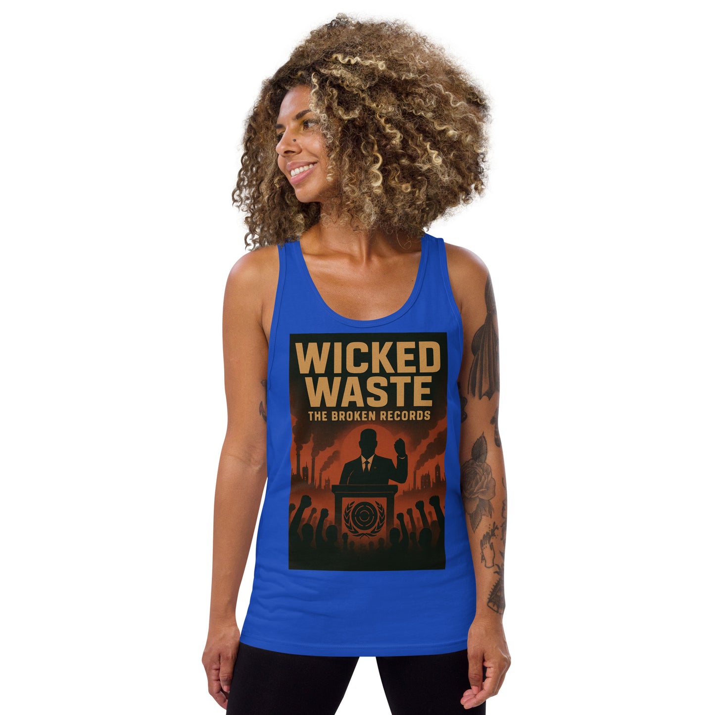 Wicked Waste - Tank Top Royal Blue