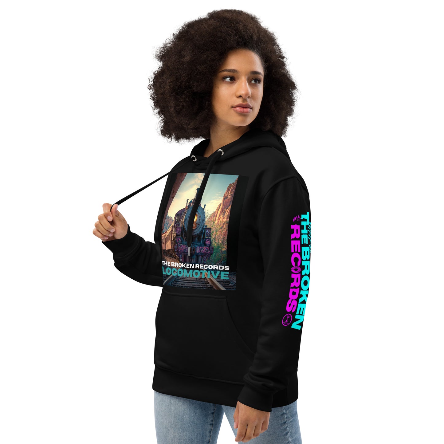 Locomotive Premium Eco Hoodie Black