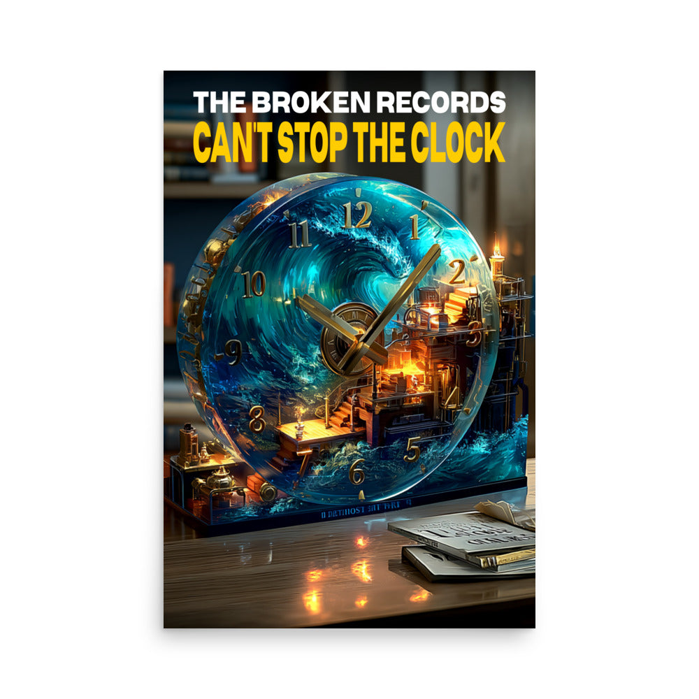 Can’t Stop the Clock Album Art Poster 24” by 36”