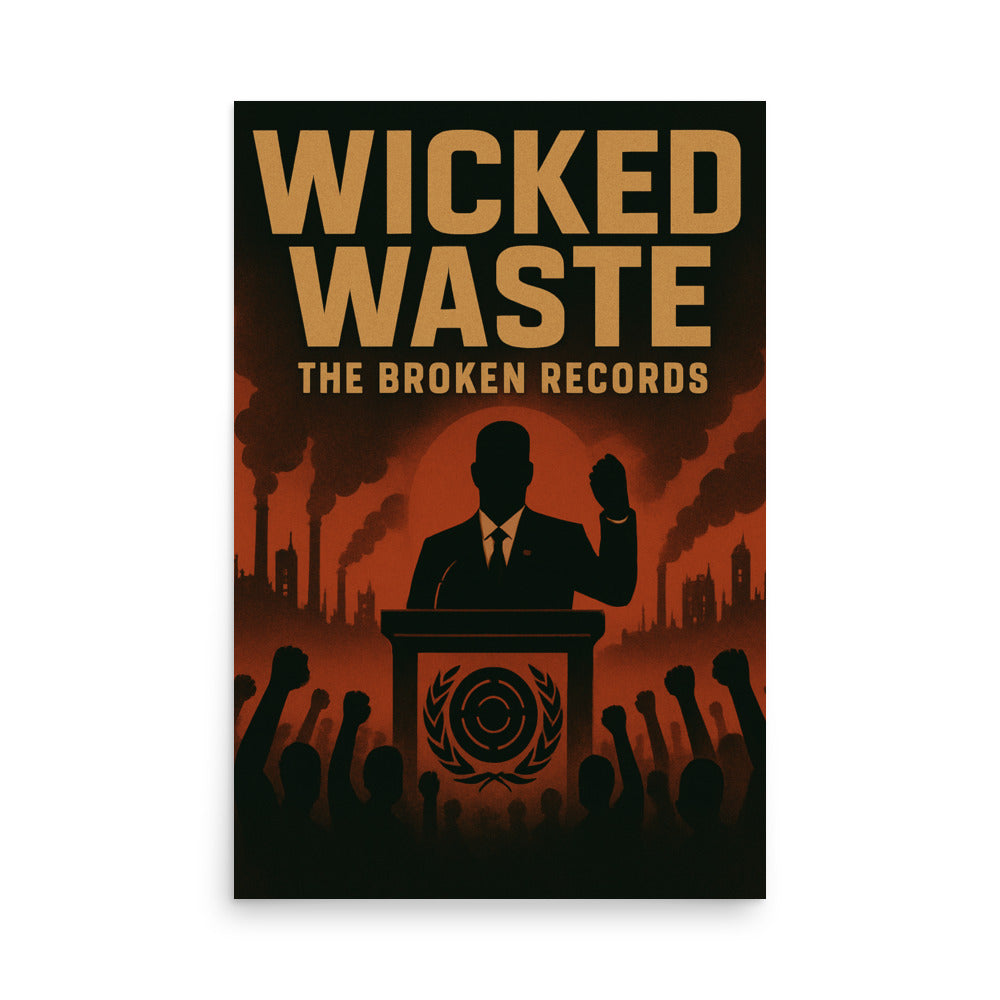 Wicked Waste Album Art Poster 24” by 36”