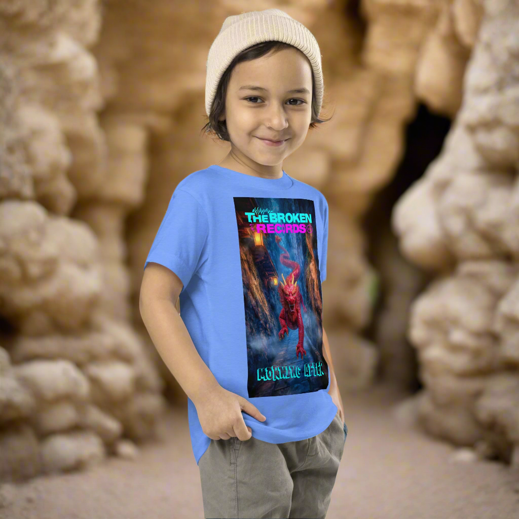 Morning After Red Dragon 3 Toddler Short Sleeve Rock Band T-Shirt - Columbia Blue