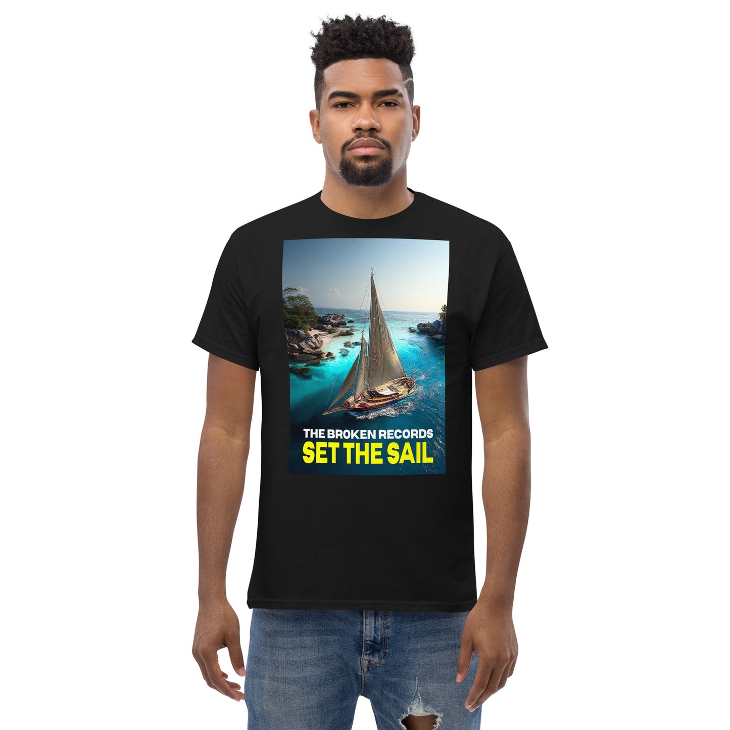 Set the Sail Unisex Rock Band T-Shirt - Black