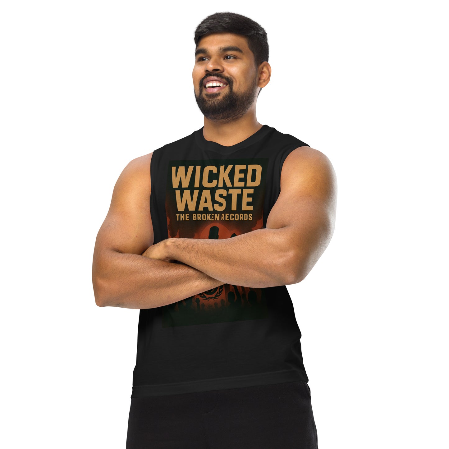 Wicked Waste Muscle Shirt Black
