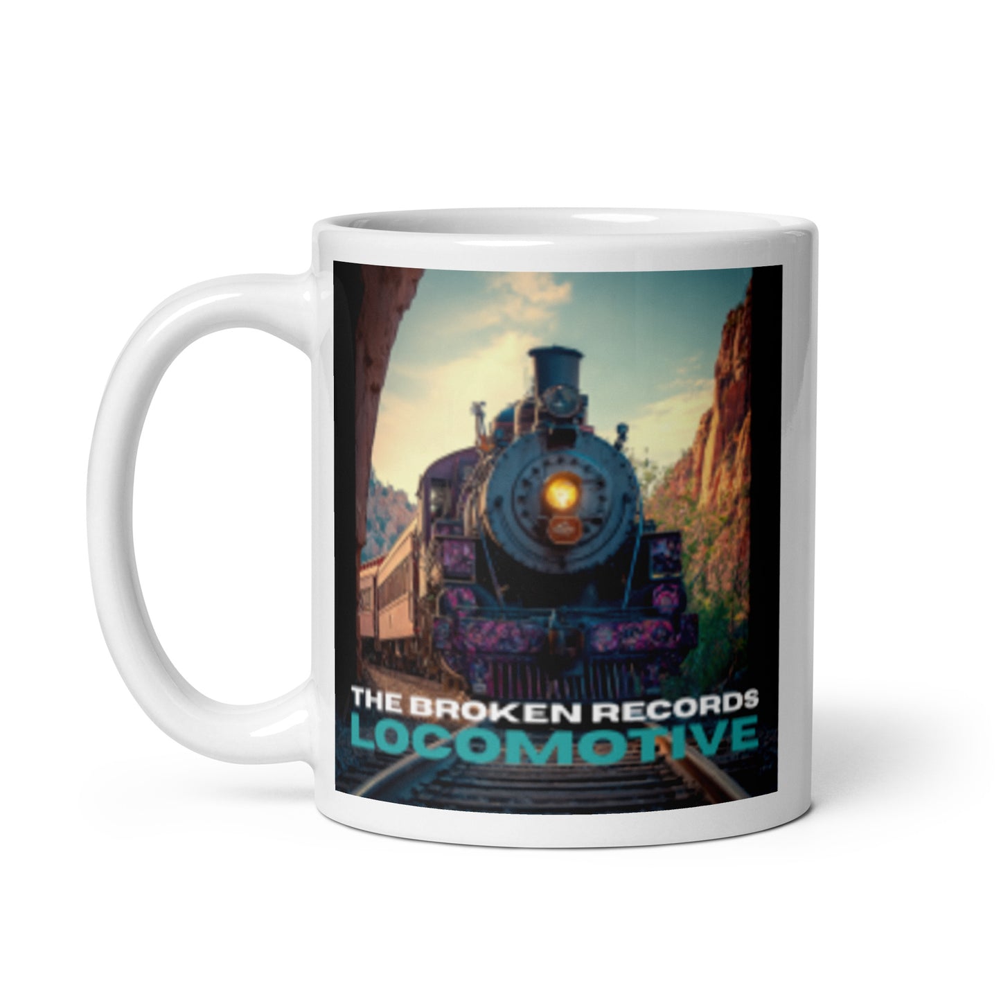 Locomotive - White Glossy Mug