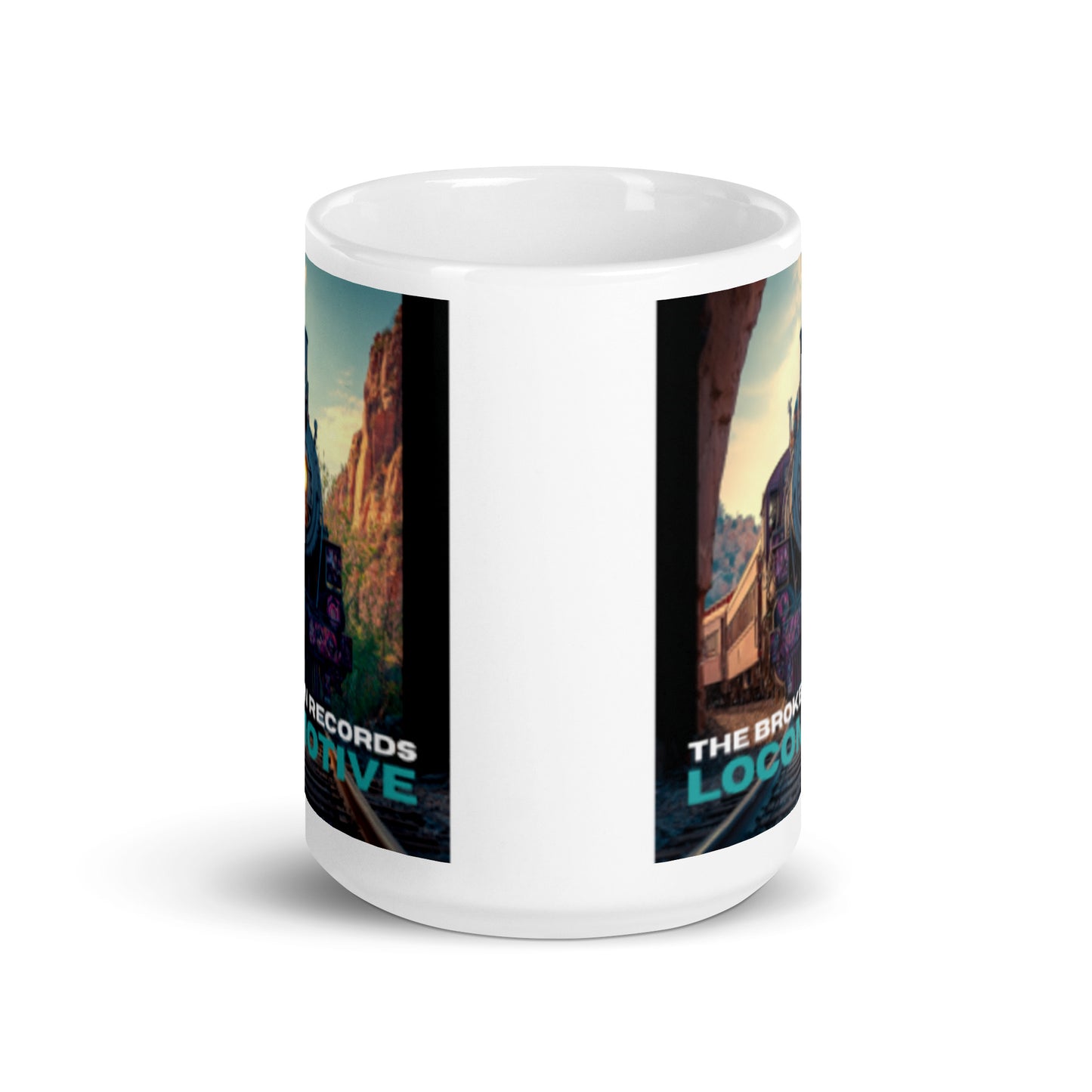 Locomotive - White Glossy Mug