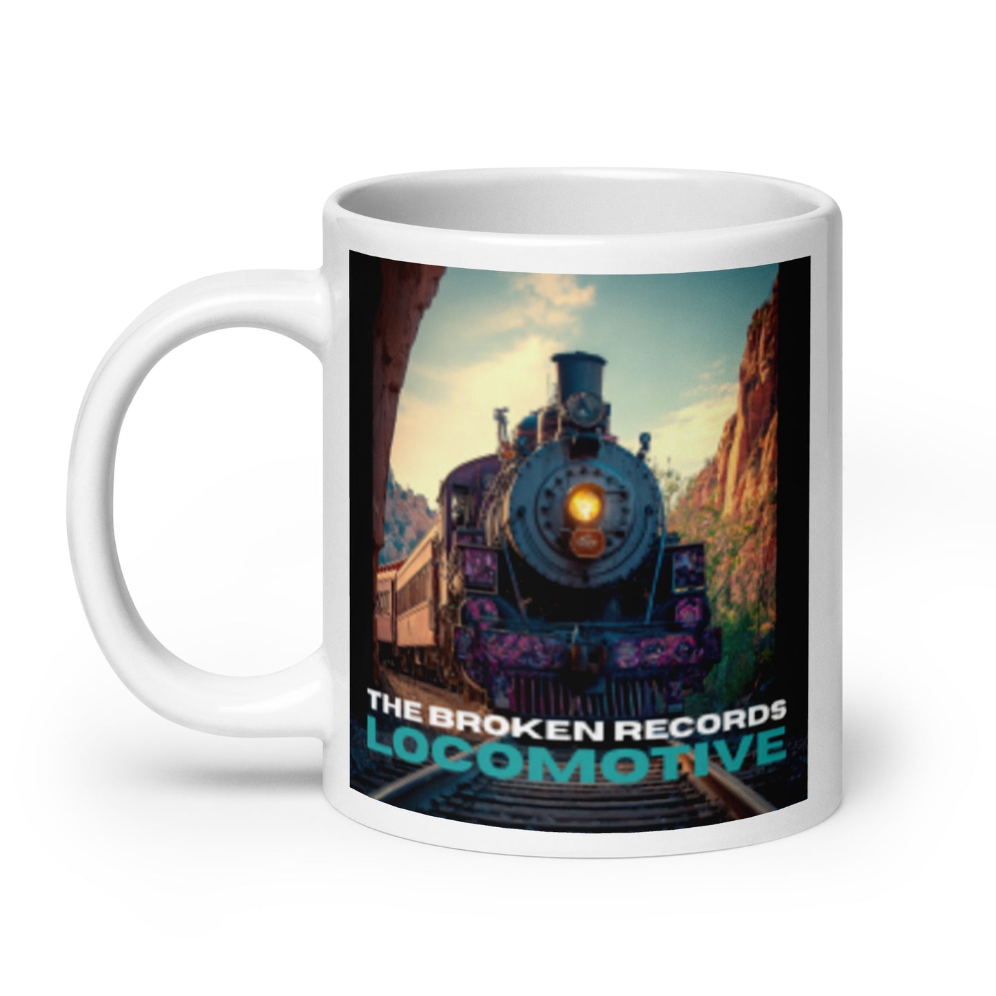 Locomotive - White Glossy Mug