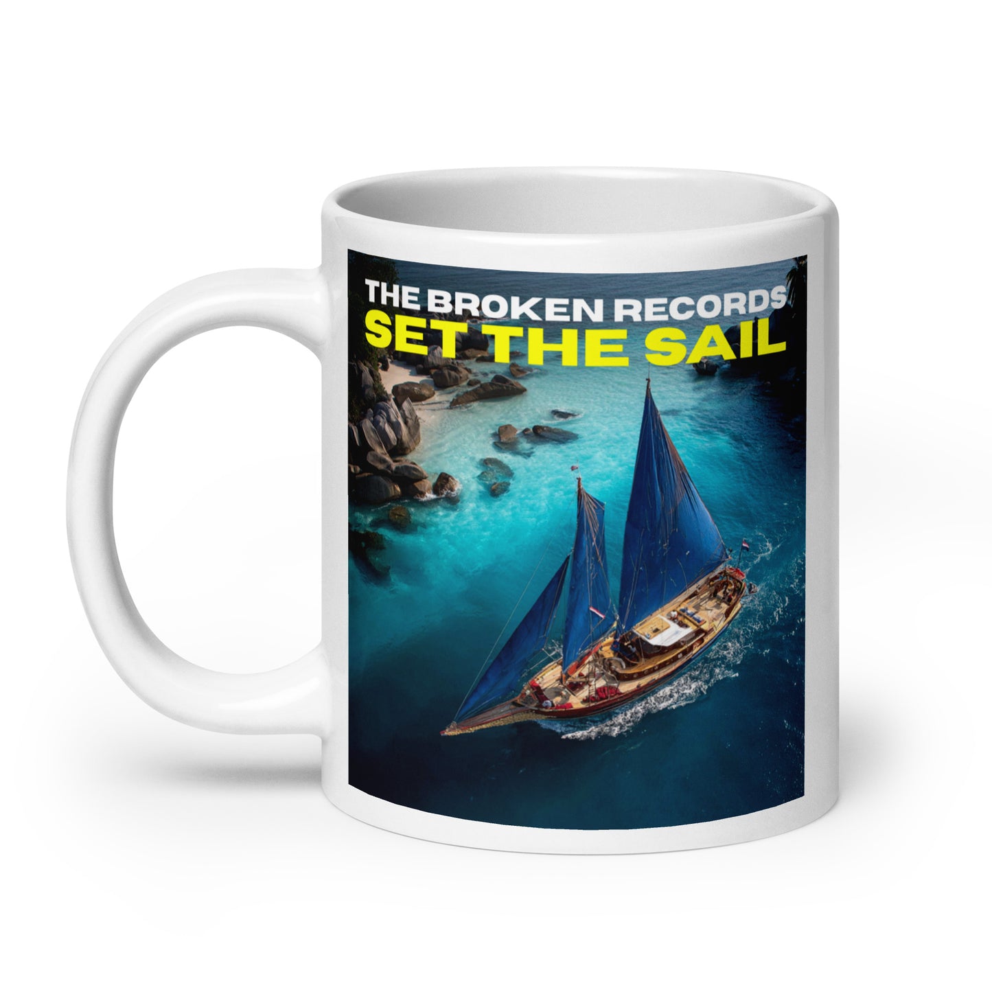 Set the Sail - White Glossy Mug