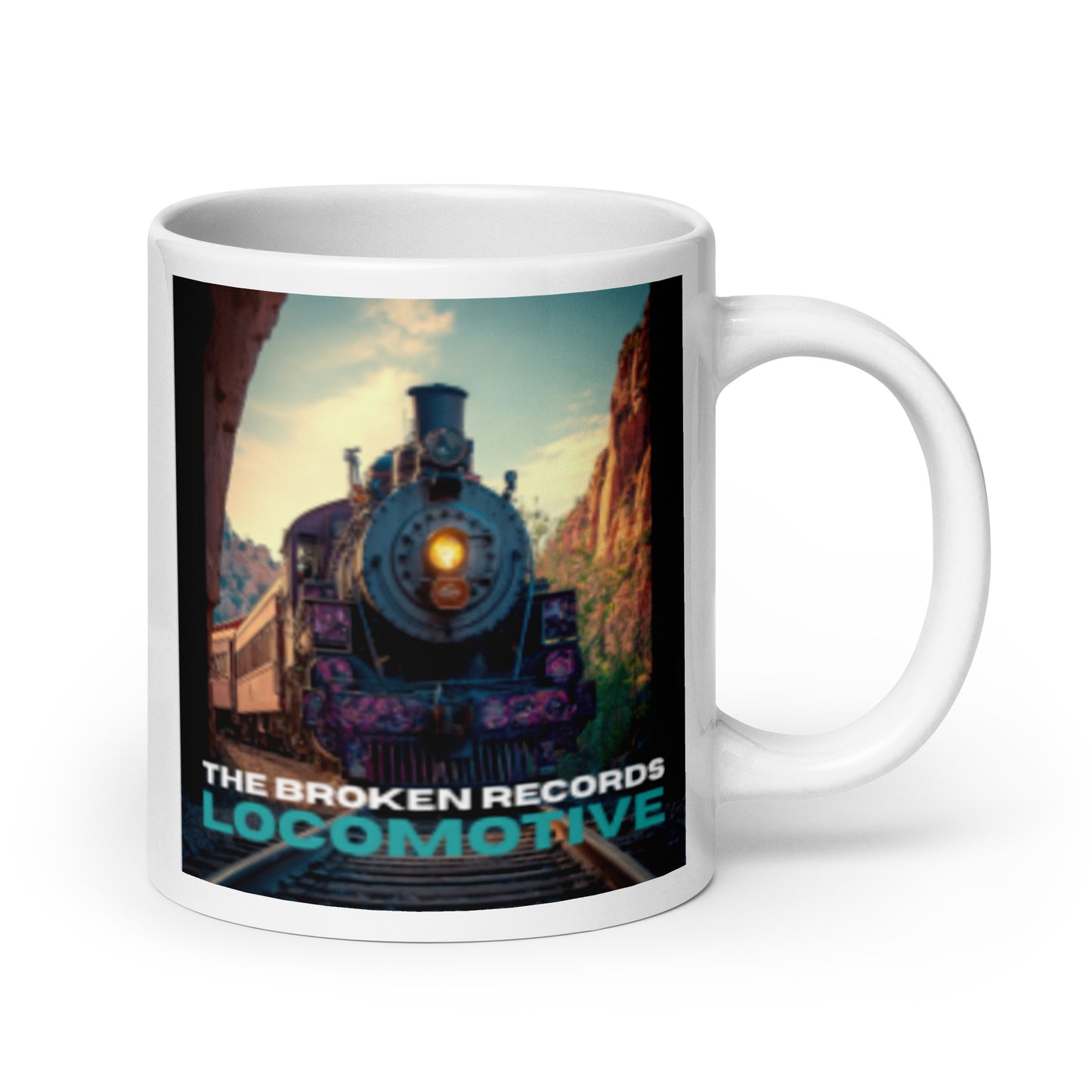 Locomotive - White Glossy Mug