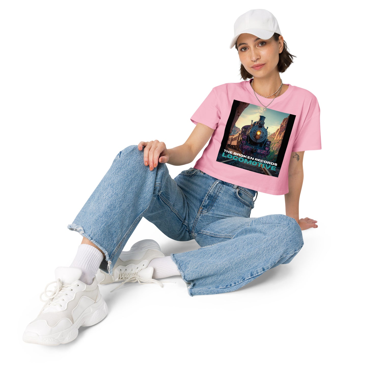 Locomotive Women’s Crop Top - Bubblegum