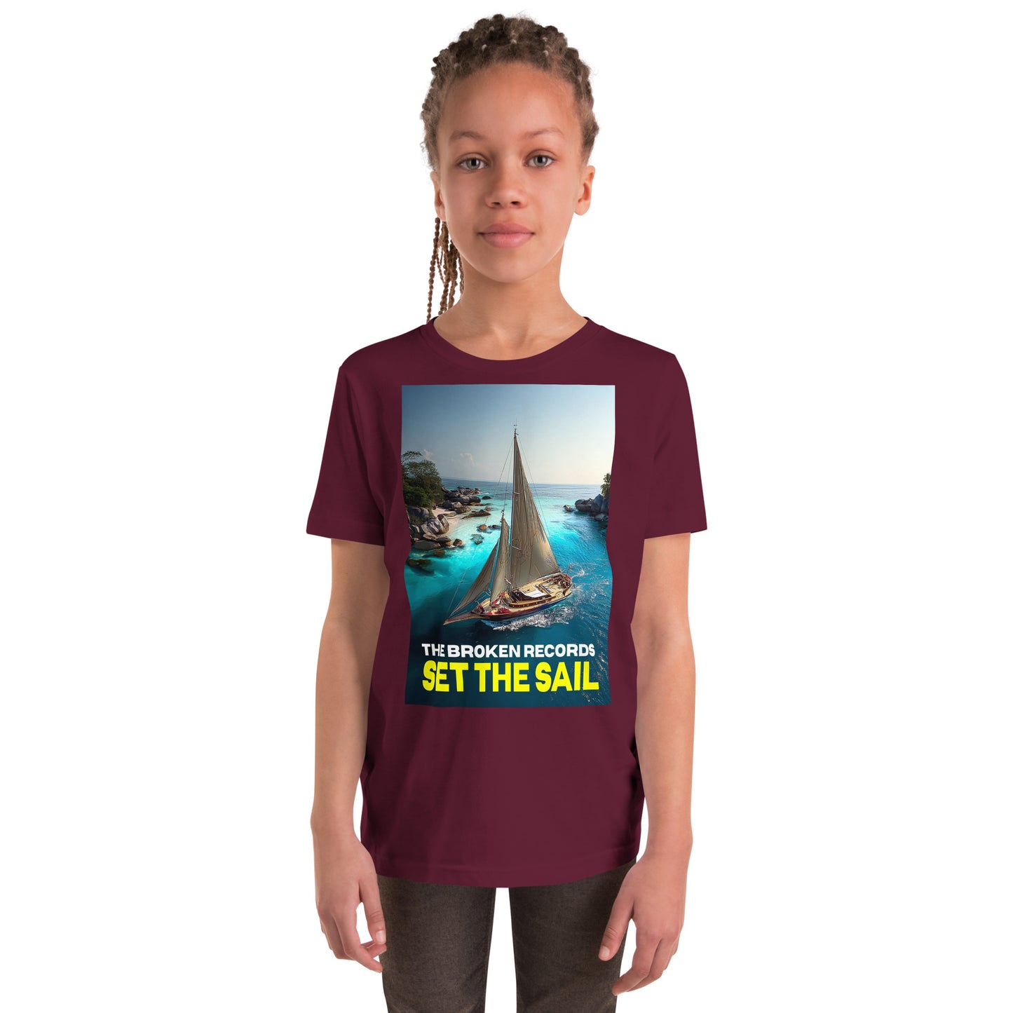Set the Sail - Youth Short Sleeve T-Shirt
