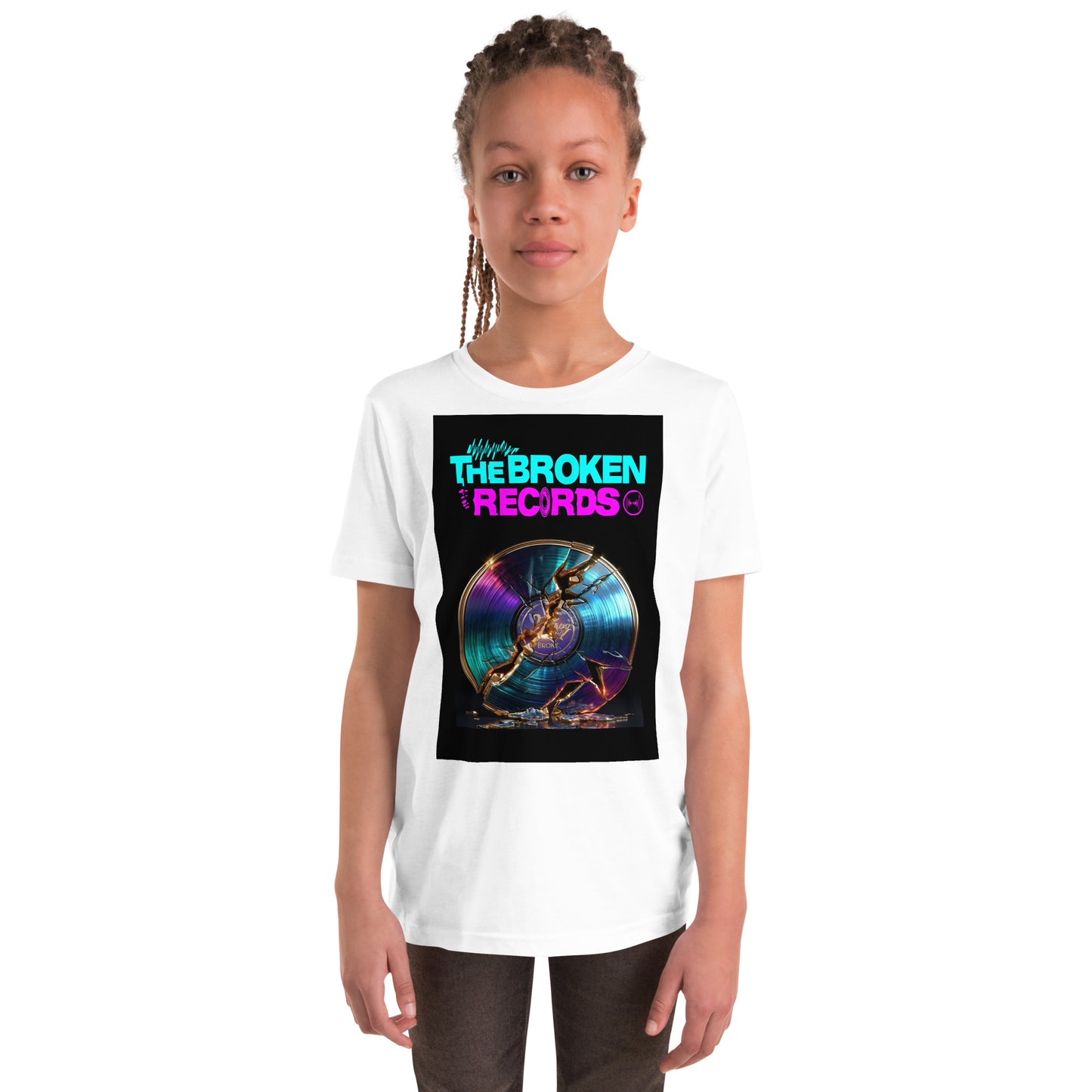 The Broken Records Album - Youth Short Sleeve T-Shirt