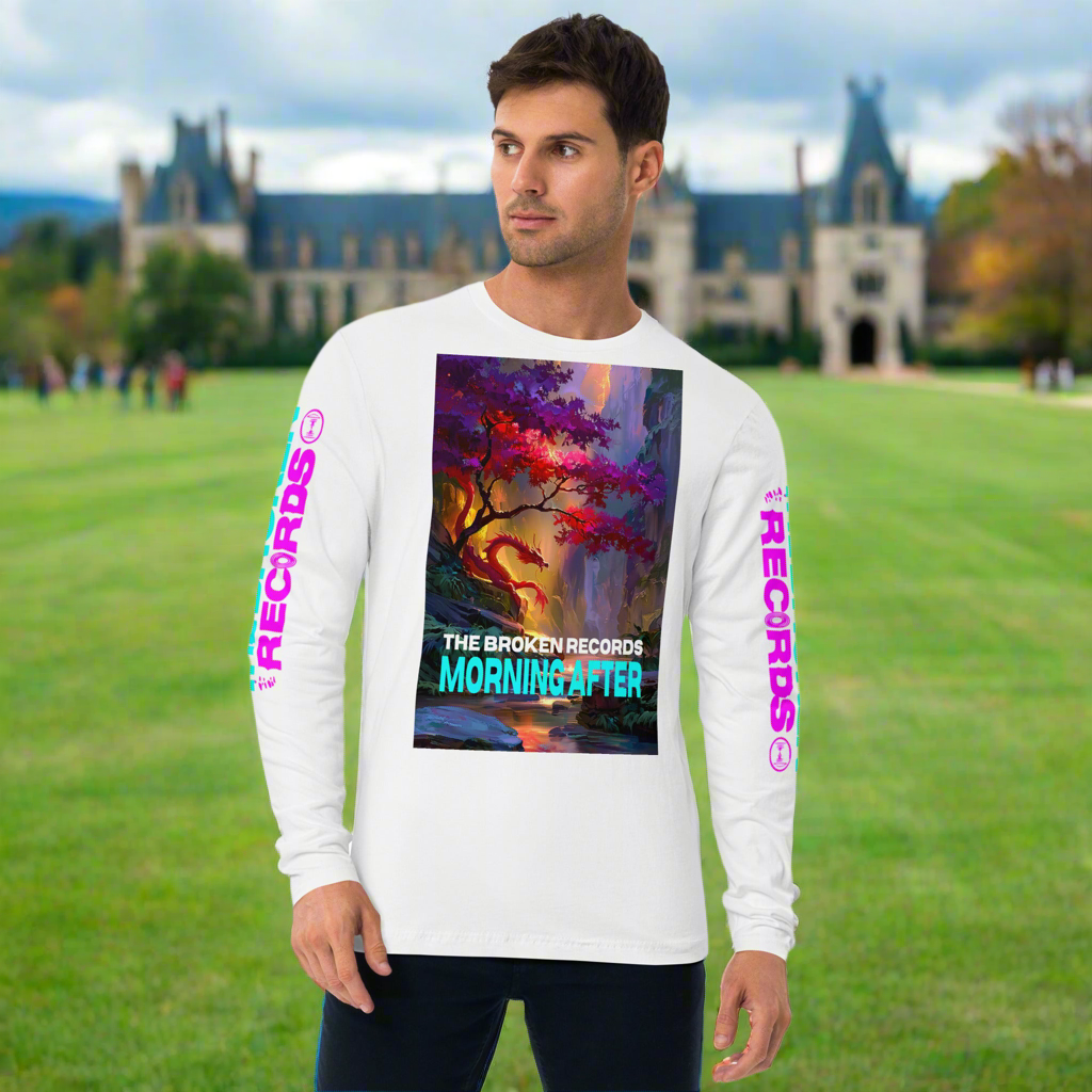 Morning After Red Dragon 1 - Long Sleeve Fitted Crew Rock Band T-Shirt