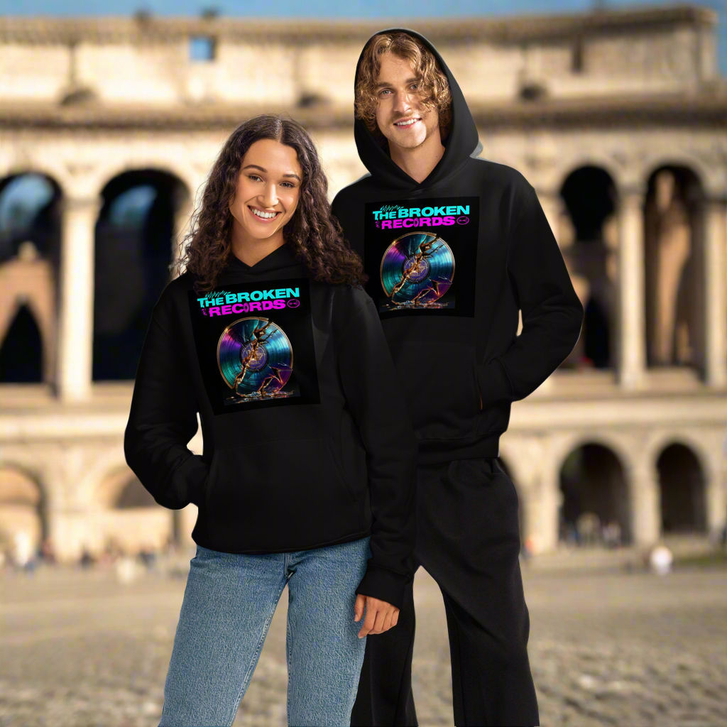 The Broken Records Album Oversized Hoodie 