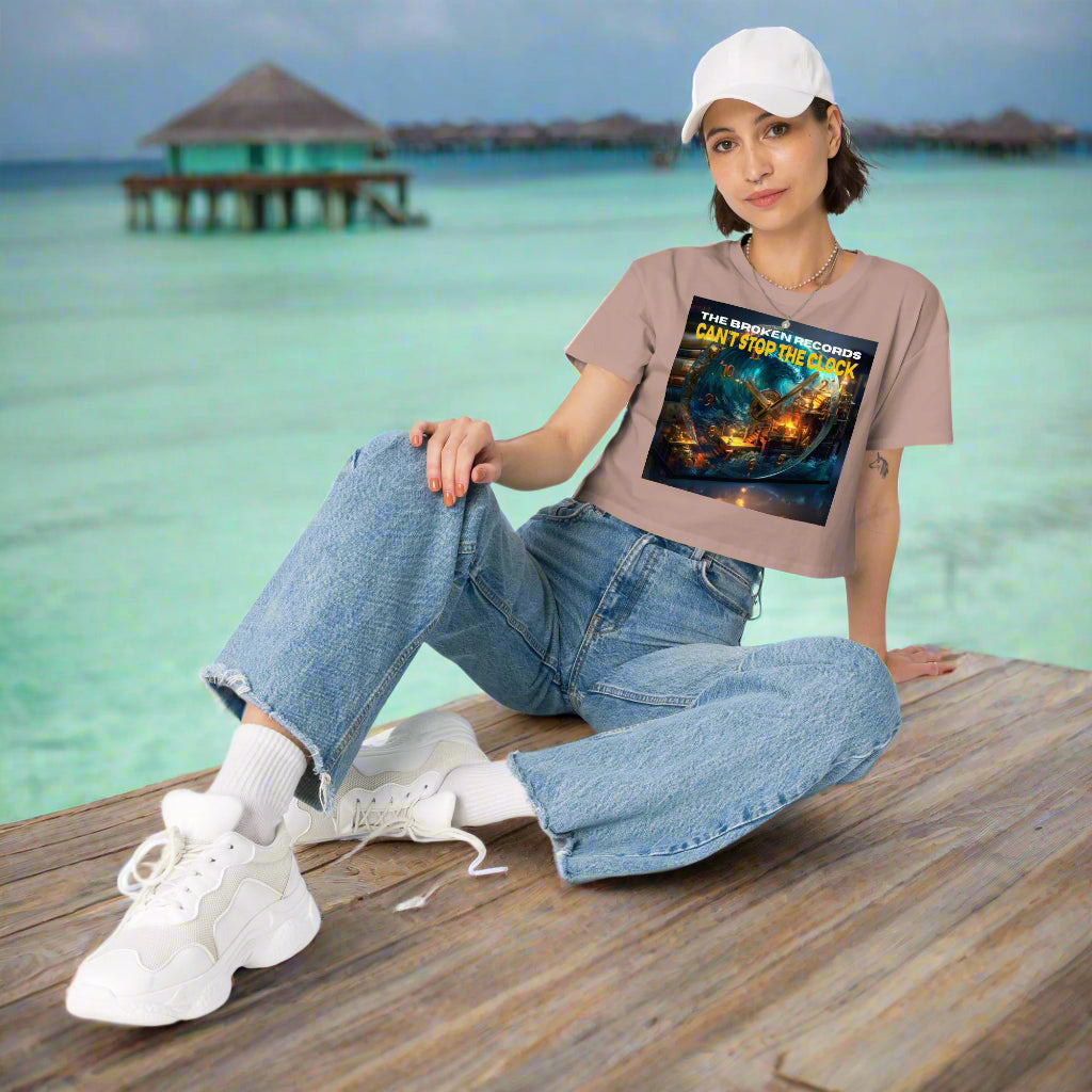 Can’t Stop the Clock 1 - Women’s Crop Top
