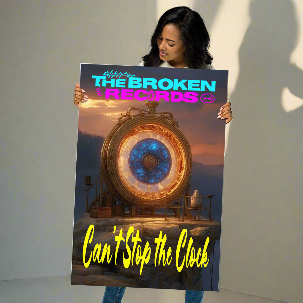 Can't Stop the Clock 2 - Photo Paper Rock Band Poster 24" by 36"