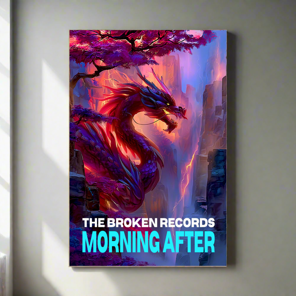 Morning After Red Dragon 2 - Photo Paper Rock Band Poster 24" by 36"