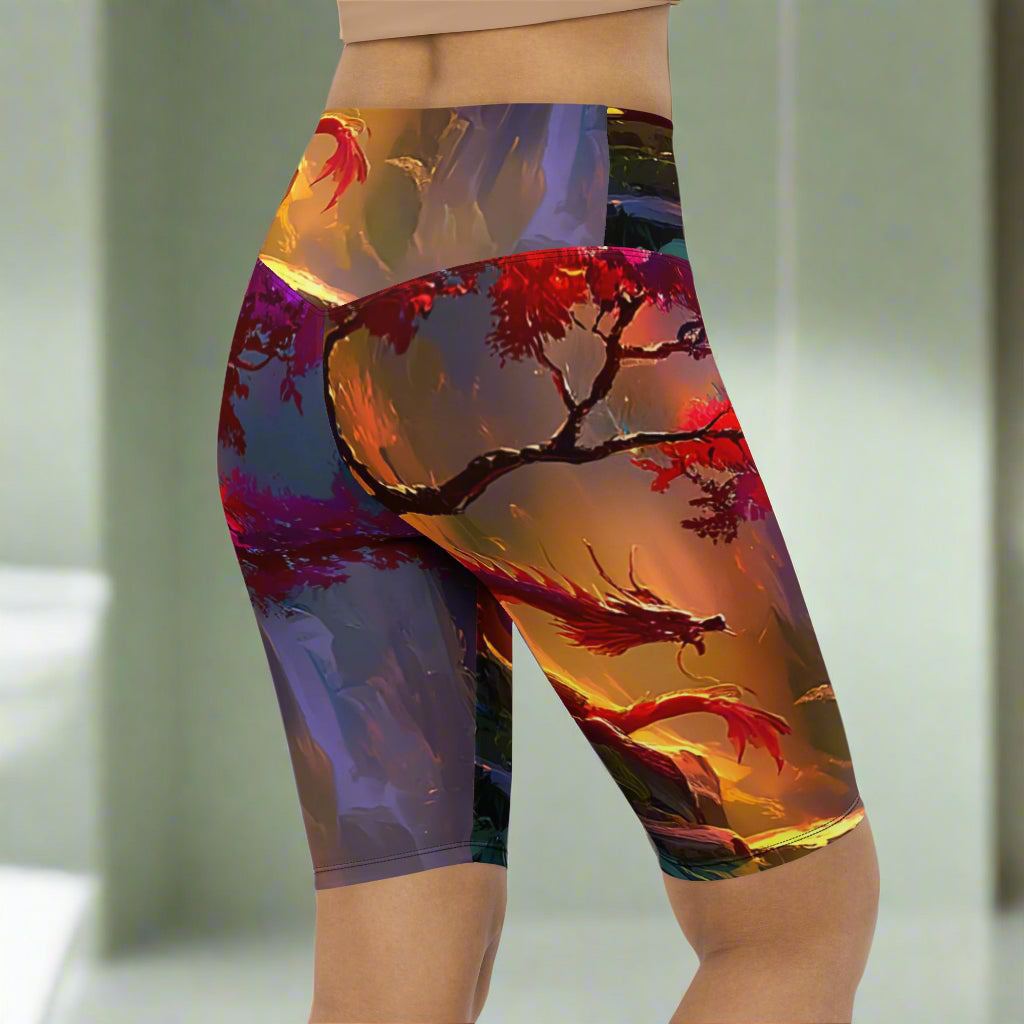 Morning After Red Dragon 1 - Biker Shorts