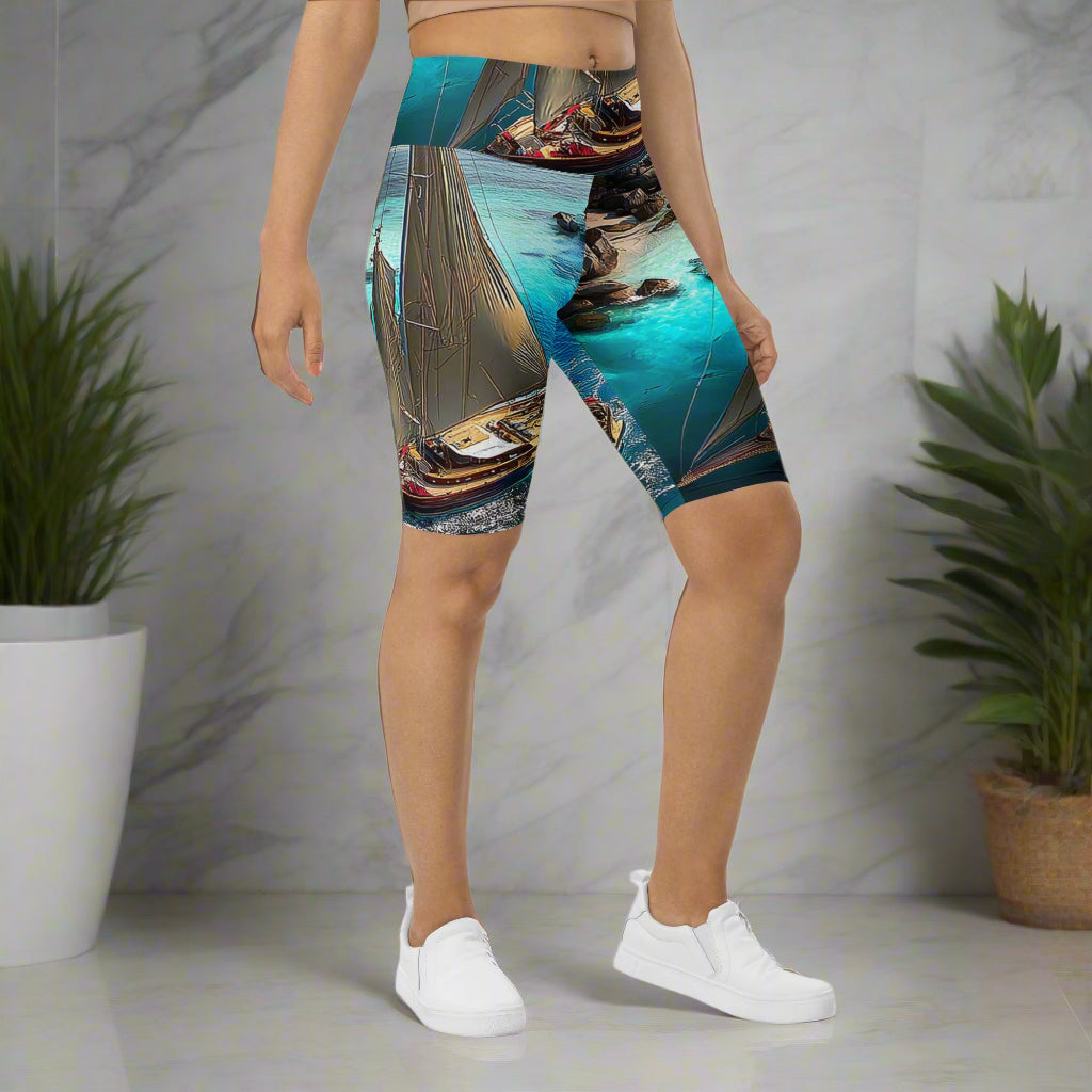 Set the Sail - Biker Shorts