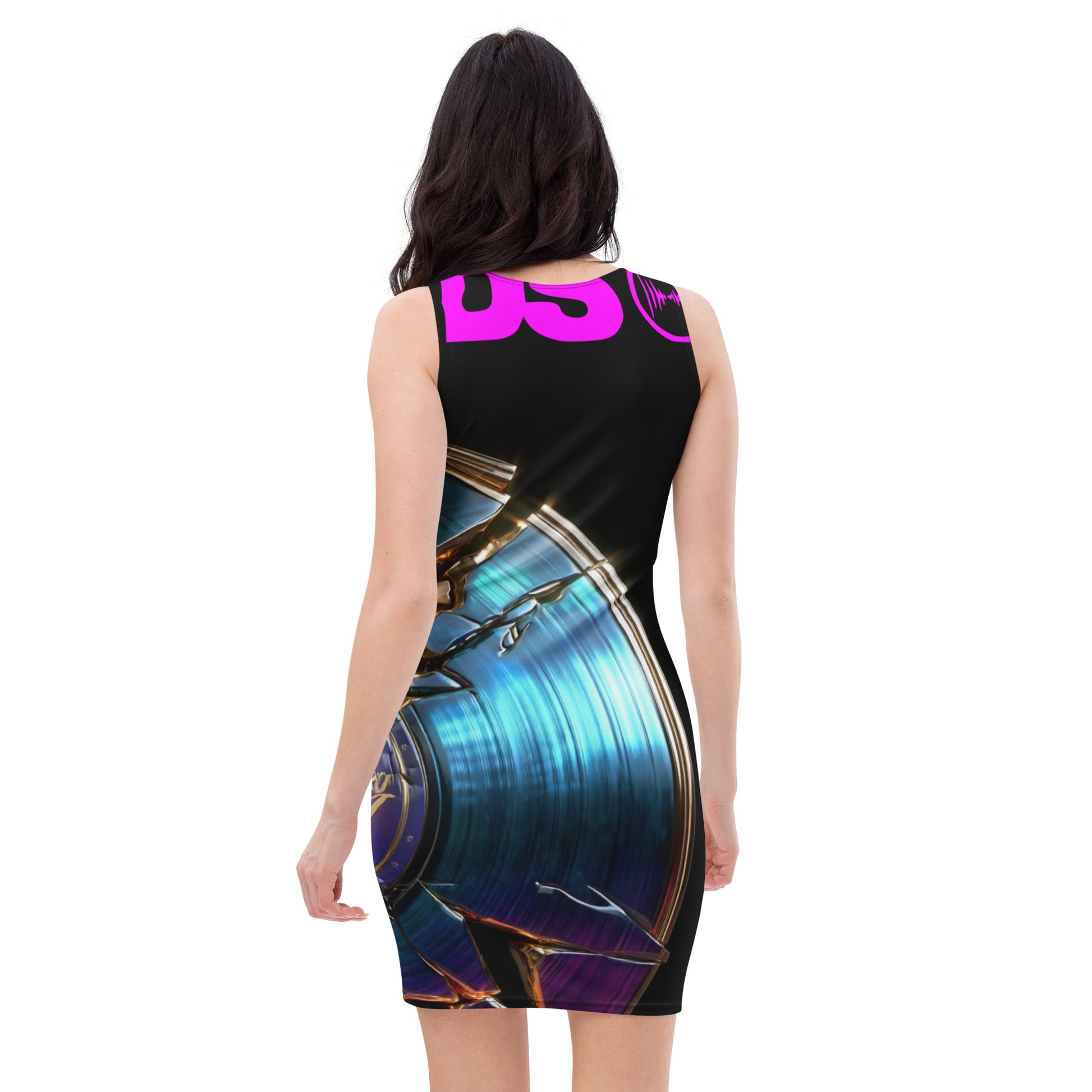 The Broken Records Bodycon Dress Back