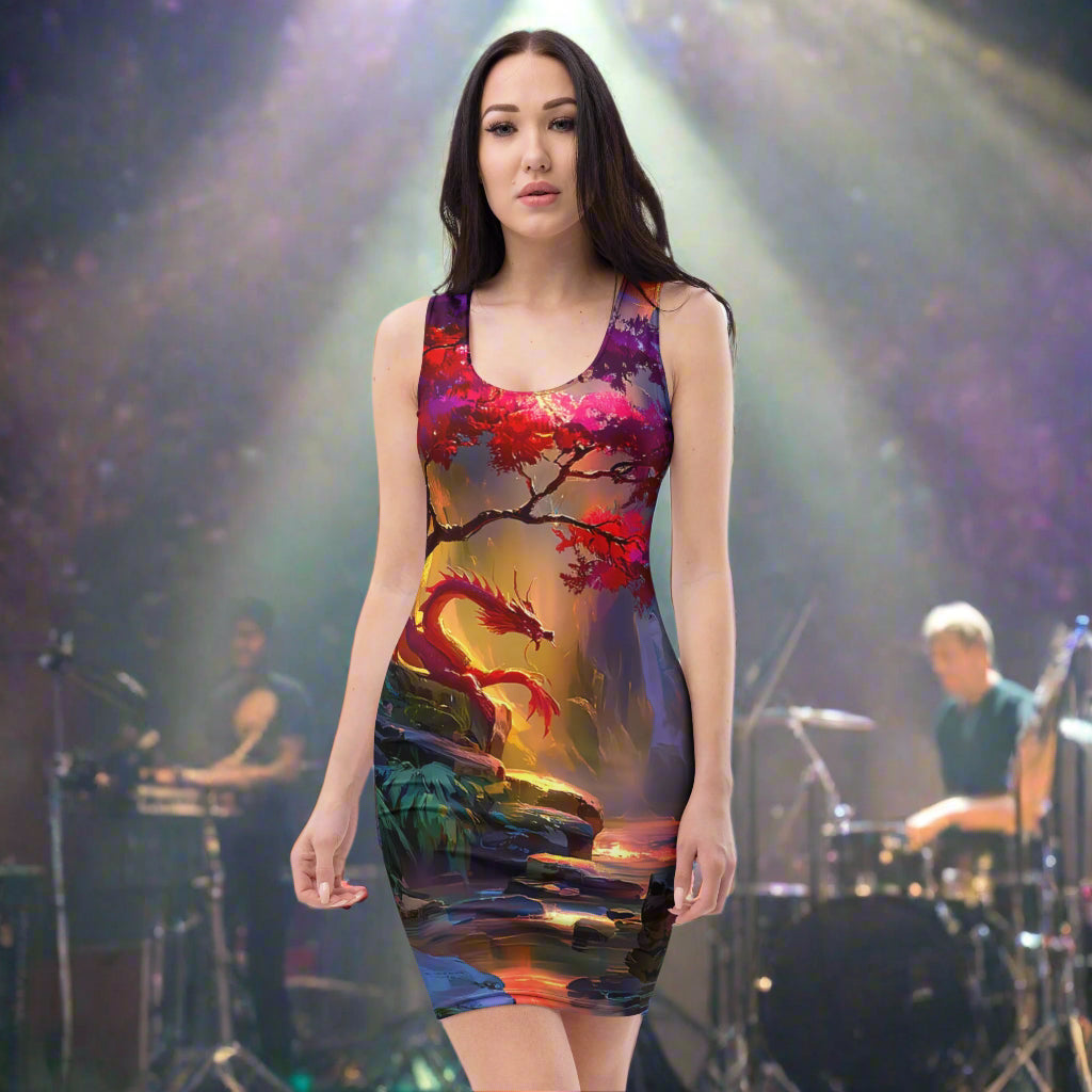 Morning After Red Dragon 1 - Bodycon Dress