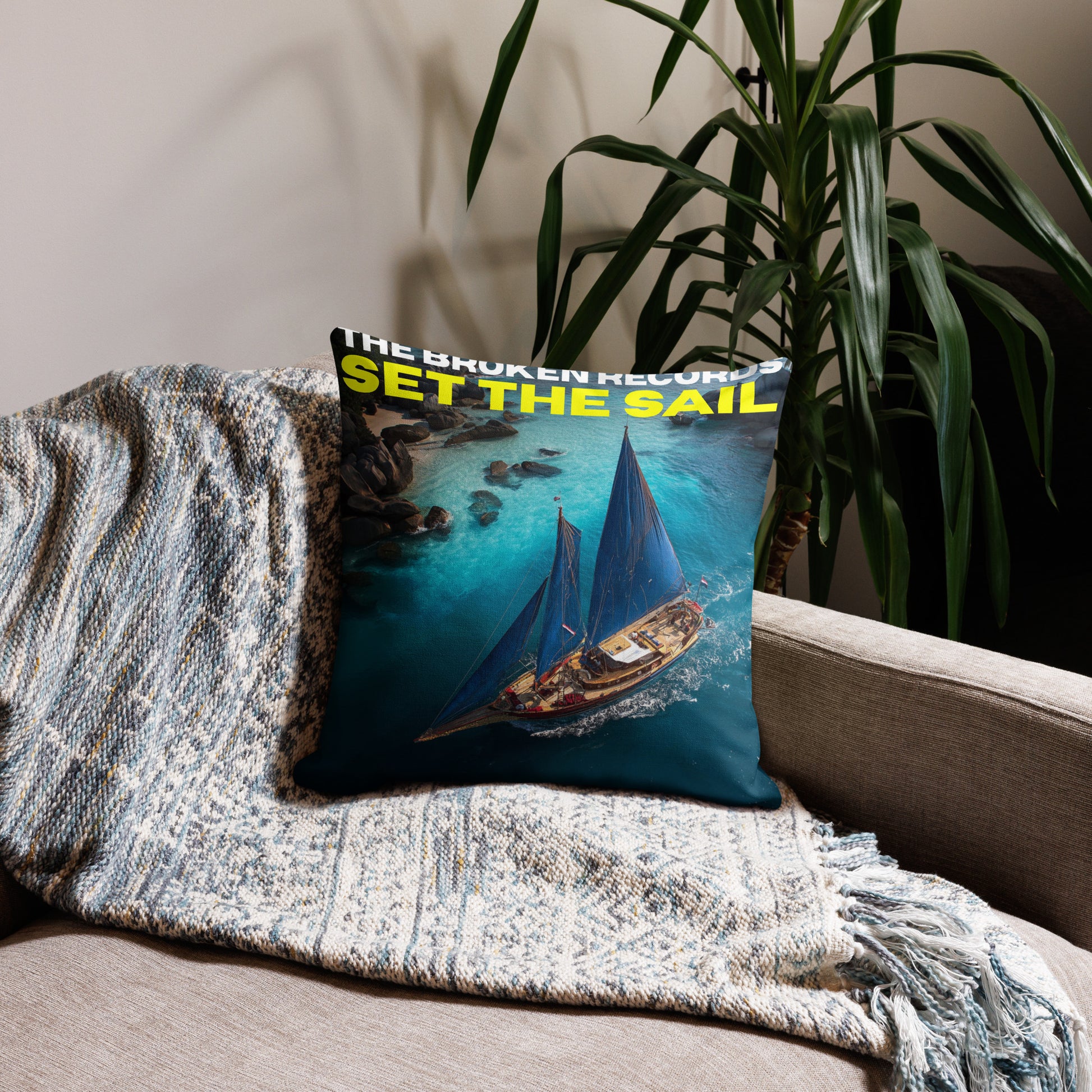 Set the Sail - Premium Pillow