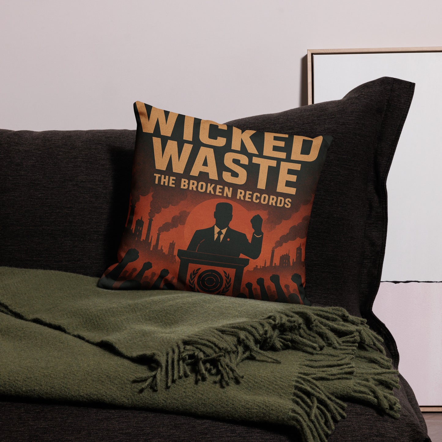 Wicked Waste - Premium Pillow