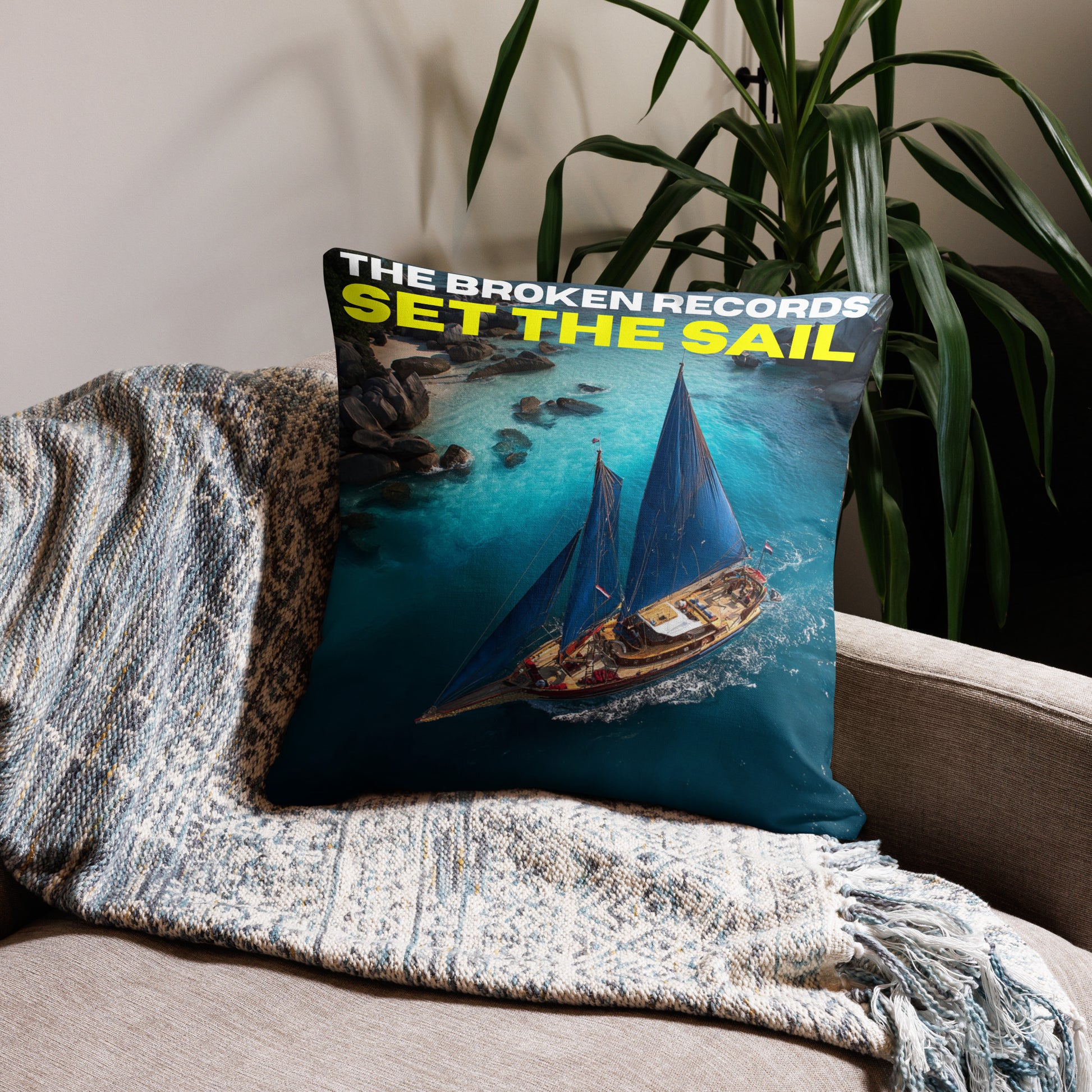 Set the Sail - Premium Pillow