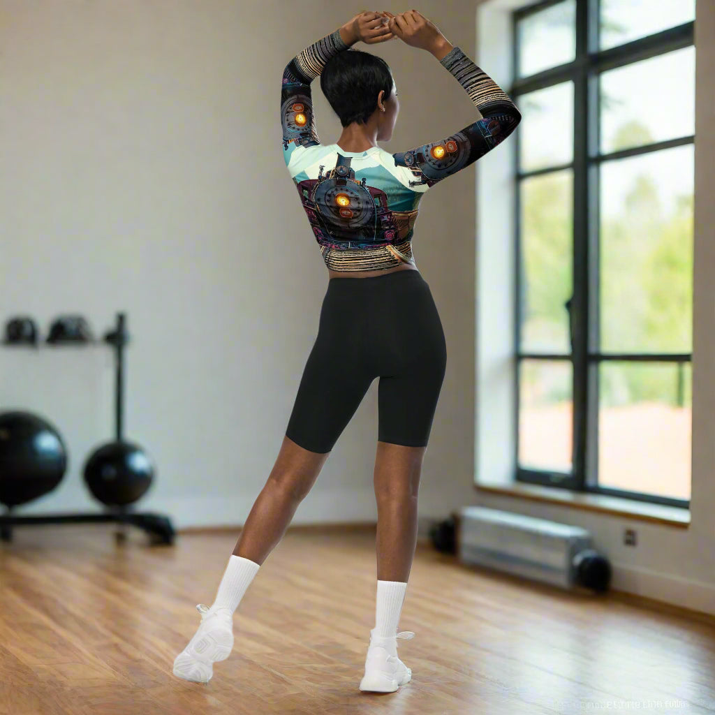Locomotive - Long-Sleeve Crop Top