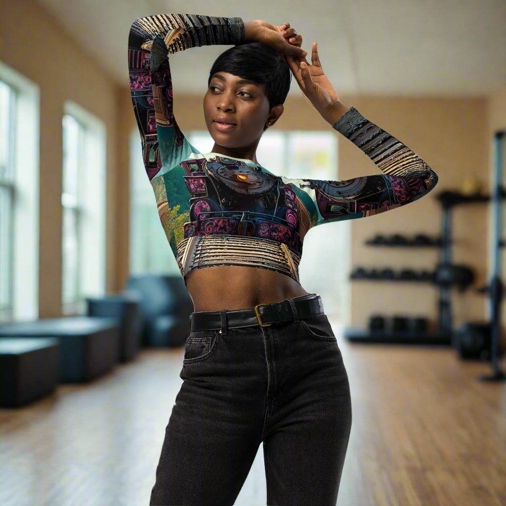 Locomotive - Long-Sleeve Crop Top