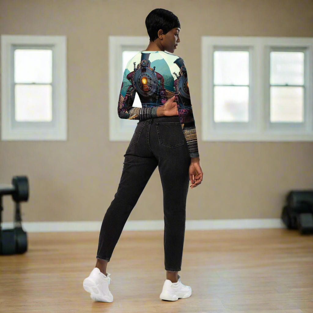 Locomotive - Long-Sleeve Crop Top