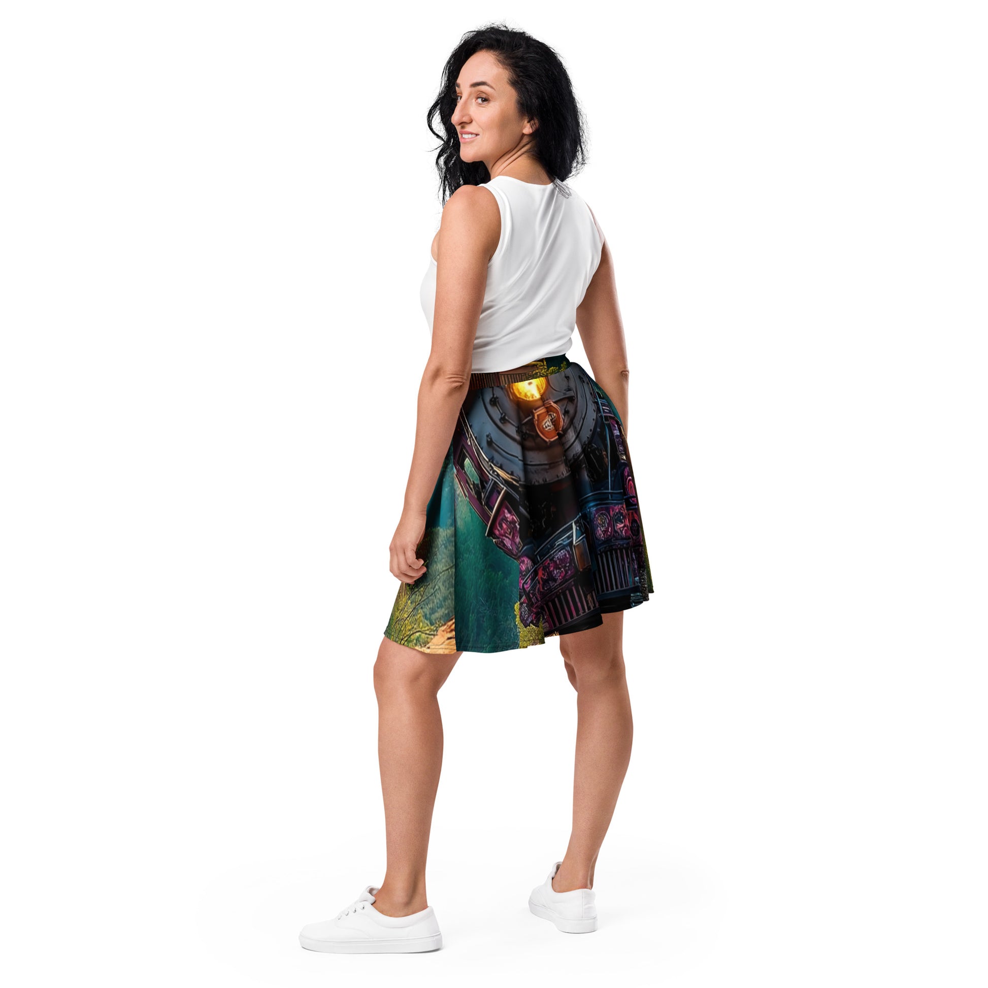 Locomotive Skater Skirt Back 