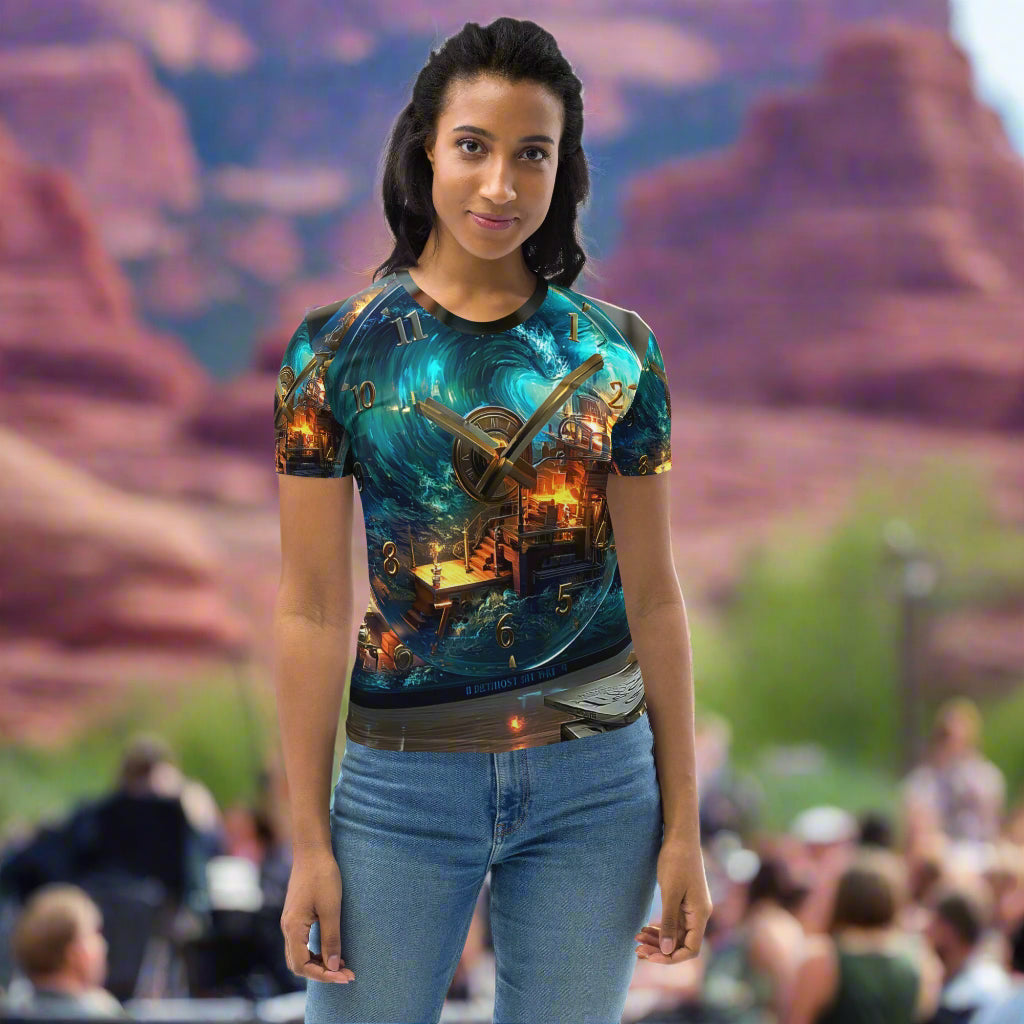 Can't Stop the Clock 1 - All Over Women's T-shirt