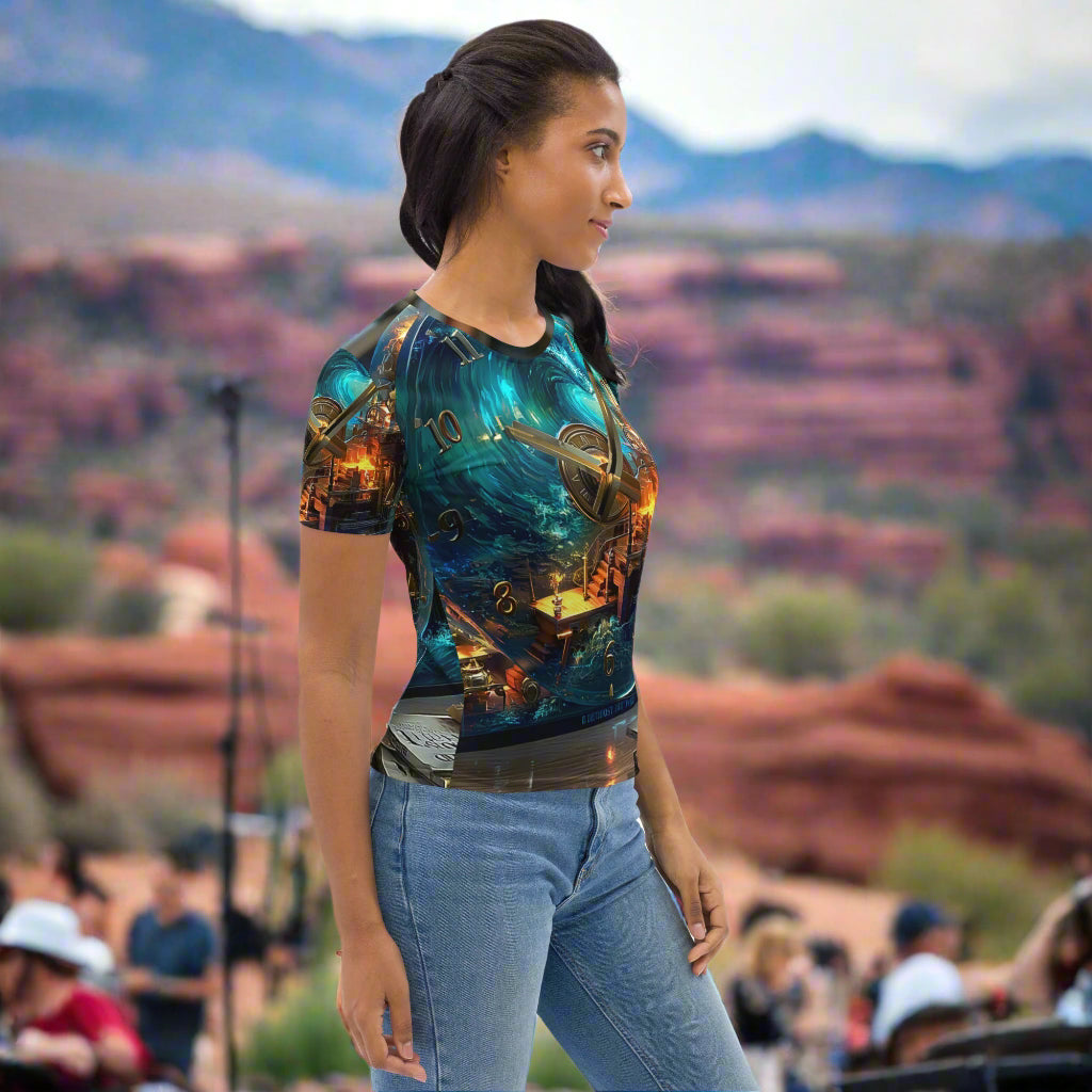 Can't Stop the Clock 1 - All Over Women's T-shirt