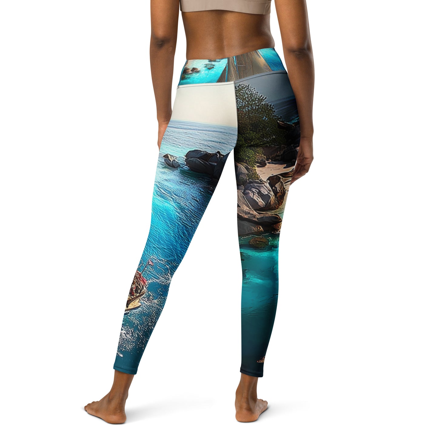 Set the Sail - Rock Band Yoga Leggings