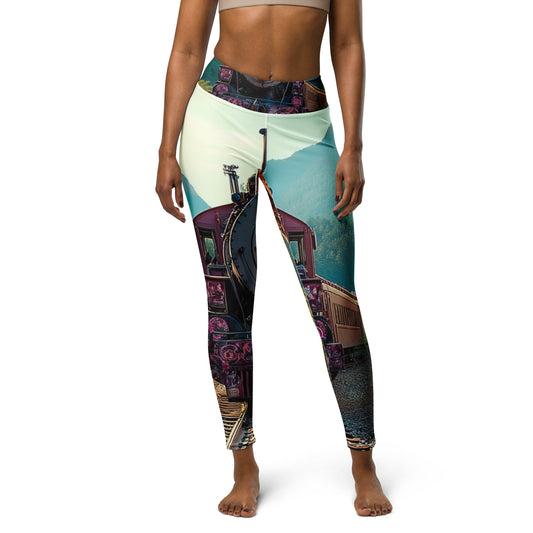 Locomotive - Rock Band Yoga Leggings