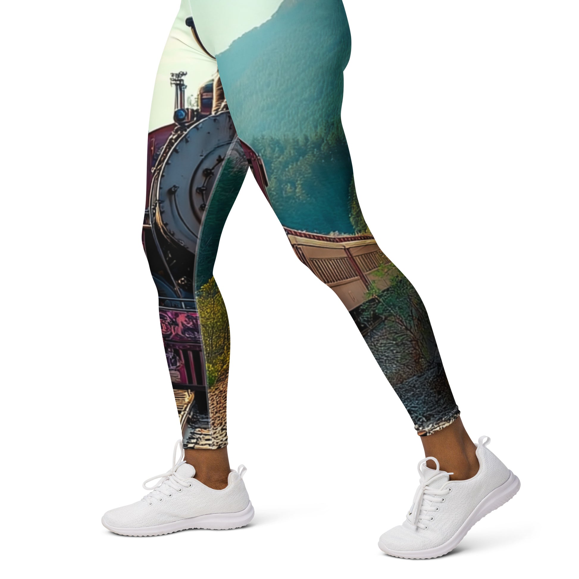 Locomotive - Rock Band Yoga Leggings