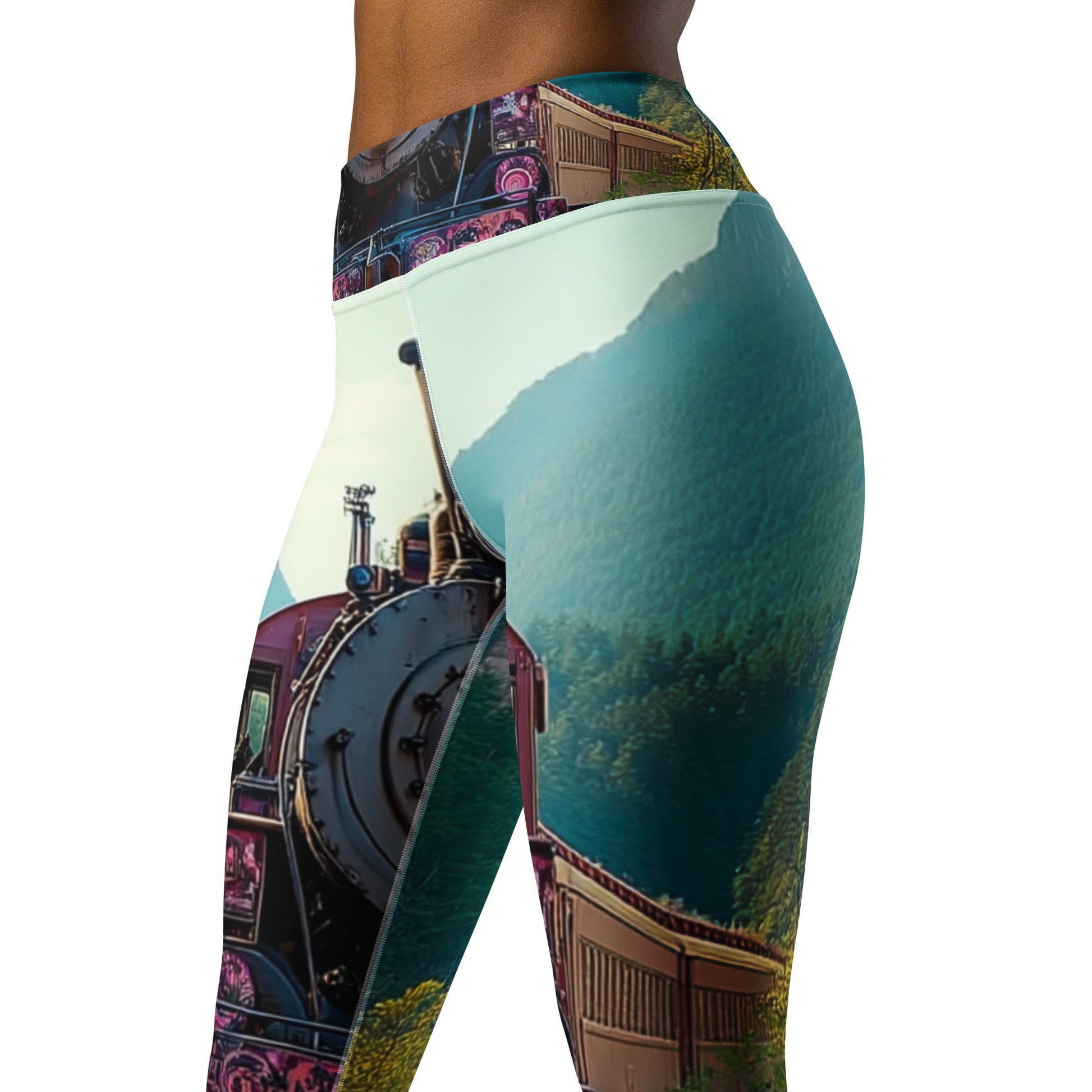 Locomotive - Rock Band Yoga Leggings