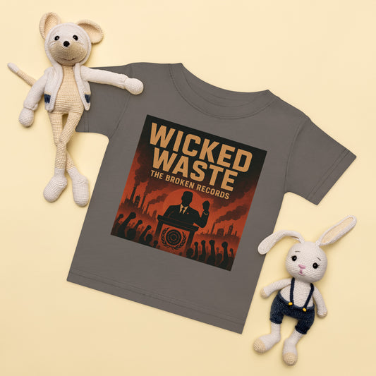 Wicked Waste Baby Jersey Rock Band T-Shirt - Charcoal