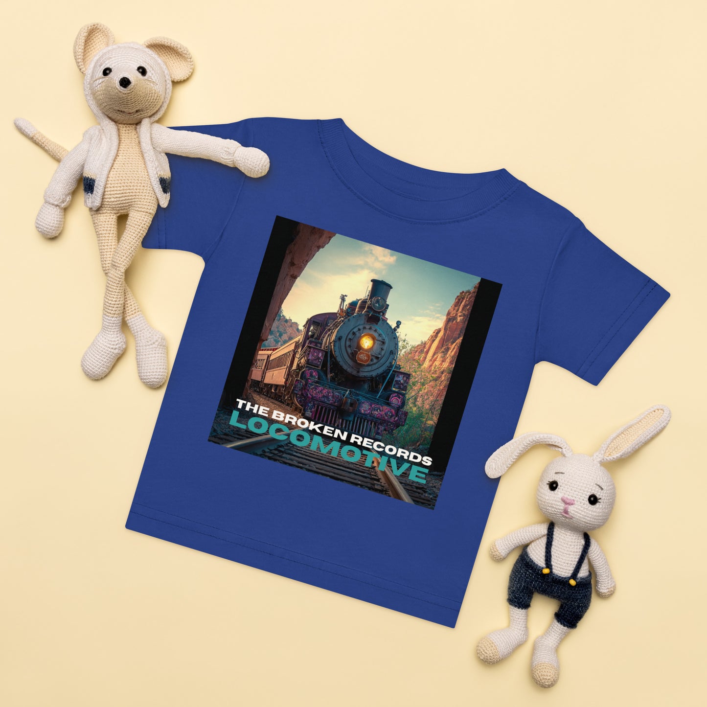 Locomotive Baby Jersey Rock Band T-Shirt - Royal Blue 