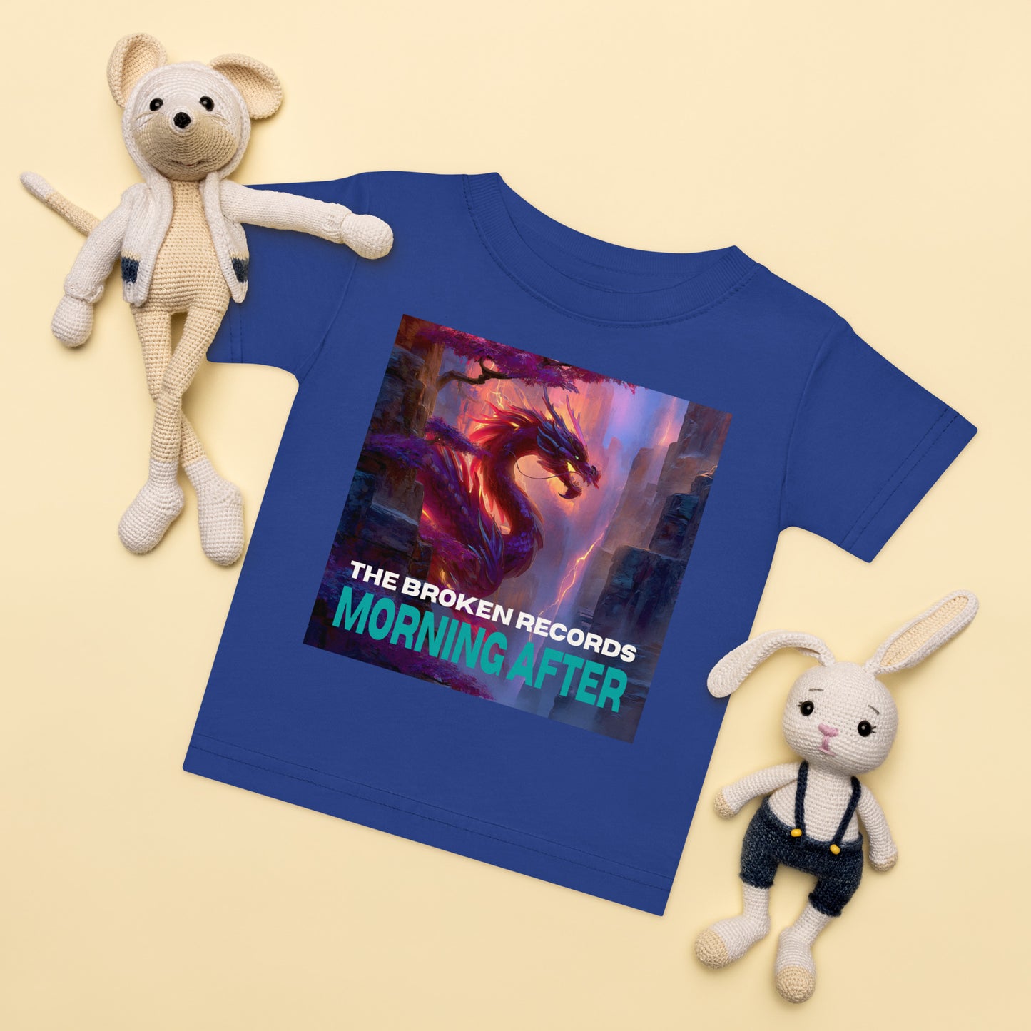 Morning After Baby Jersey Rock Band T-Shirt - Royal Blue 