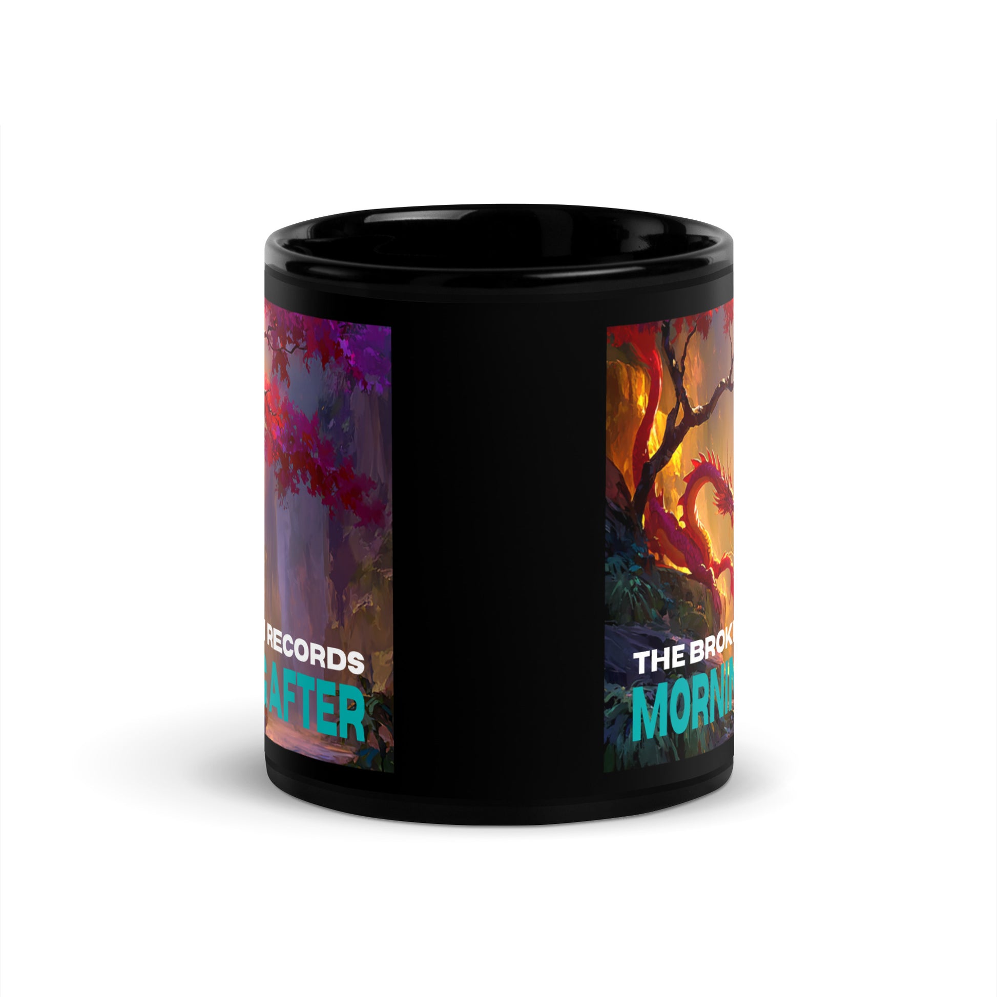 Morning After Red Dragon 1 - Black Glossy Mug