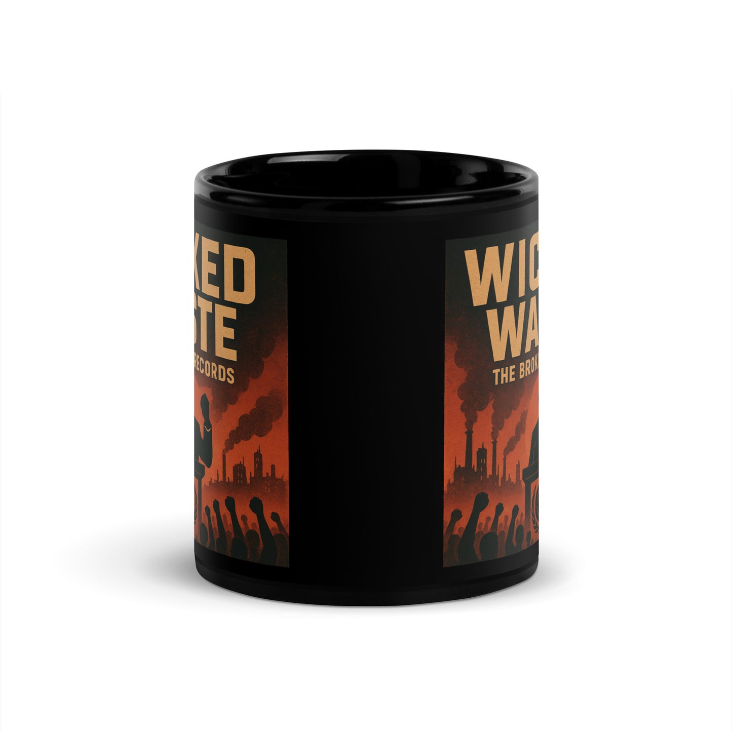 Wicked Waste - Black Glossy Mug